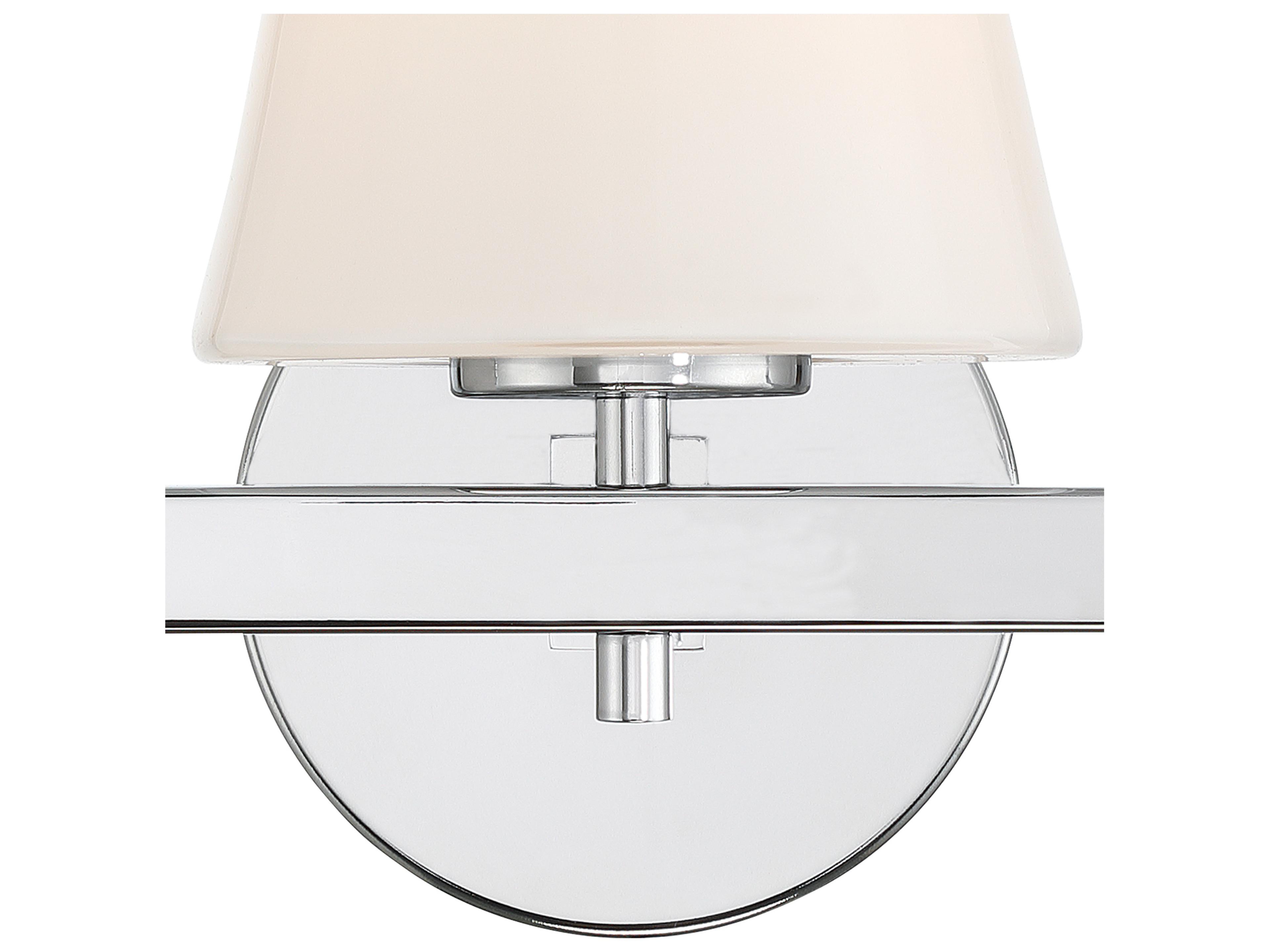 Crystorama Colton 3-Light Silver Vanity Light