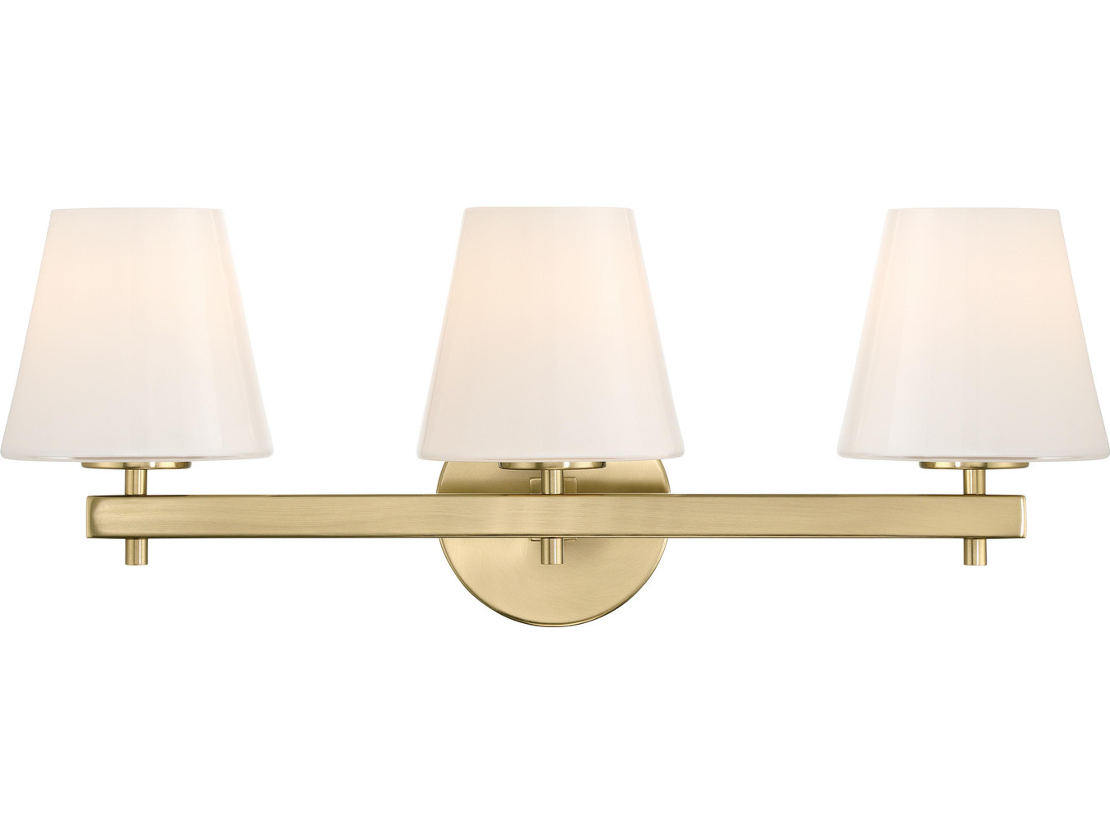 Colton 3-Light Gold Vanity Light