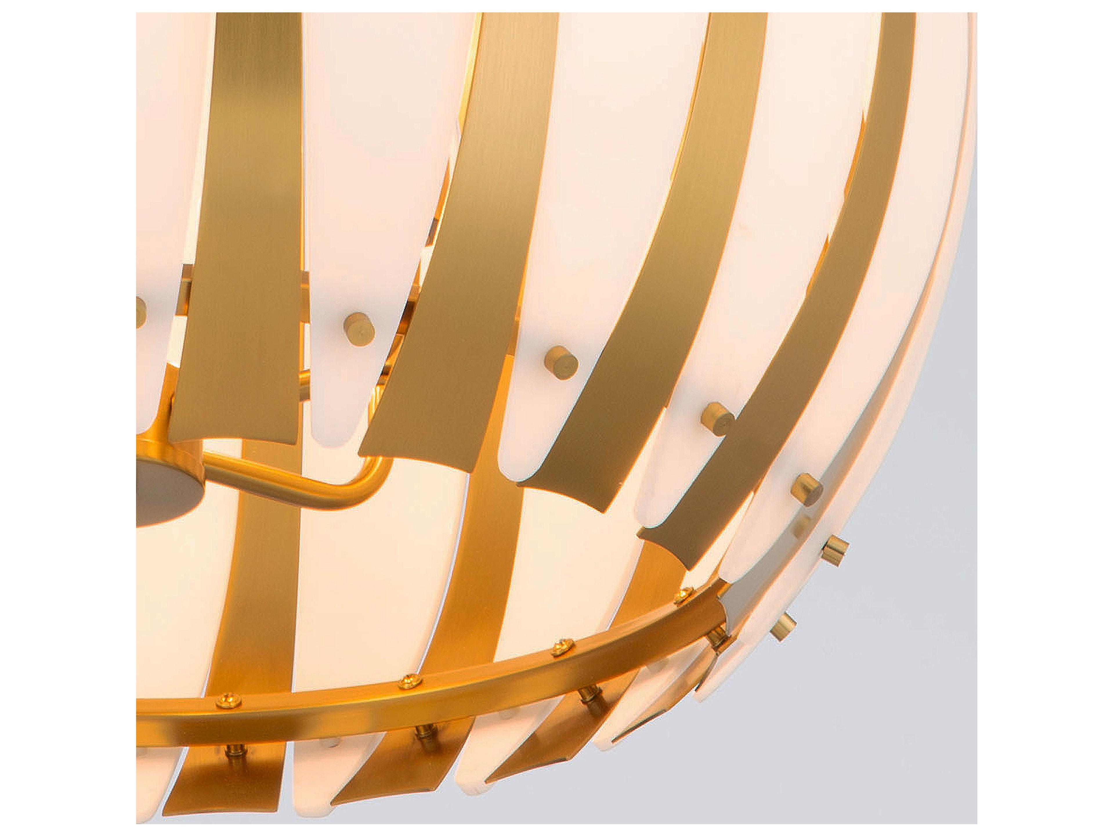 Crystorama Daria 5-Light Gold Pendant