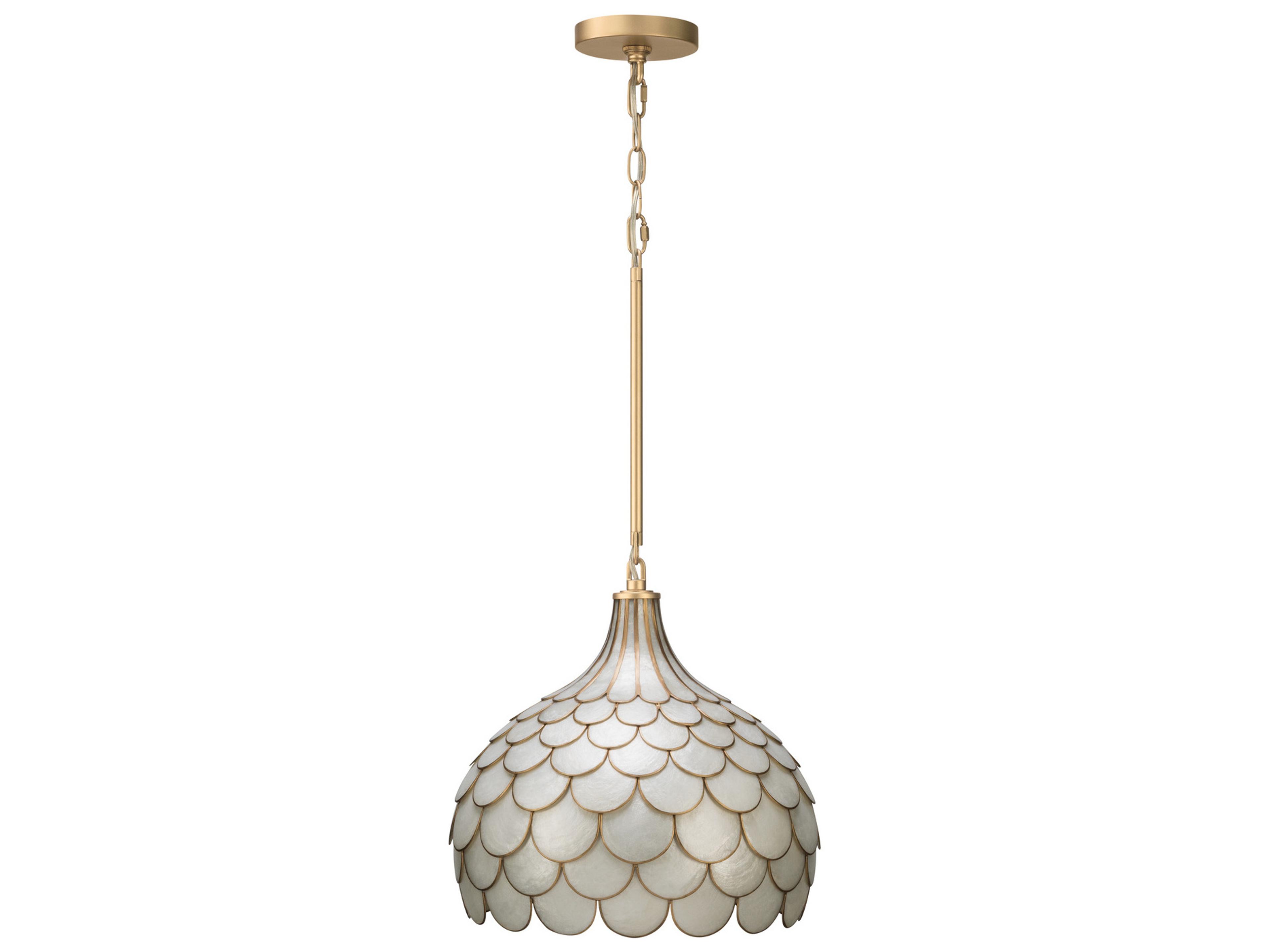 Crystorama Darby 3-Light Gold Pendant