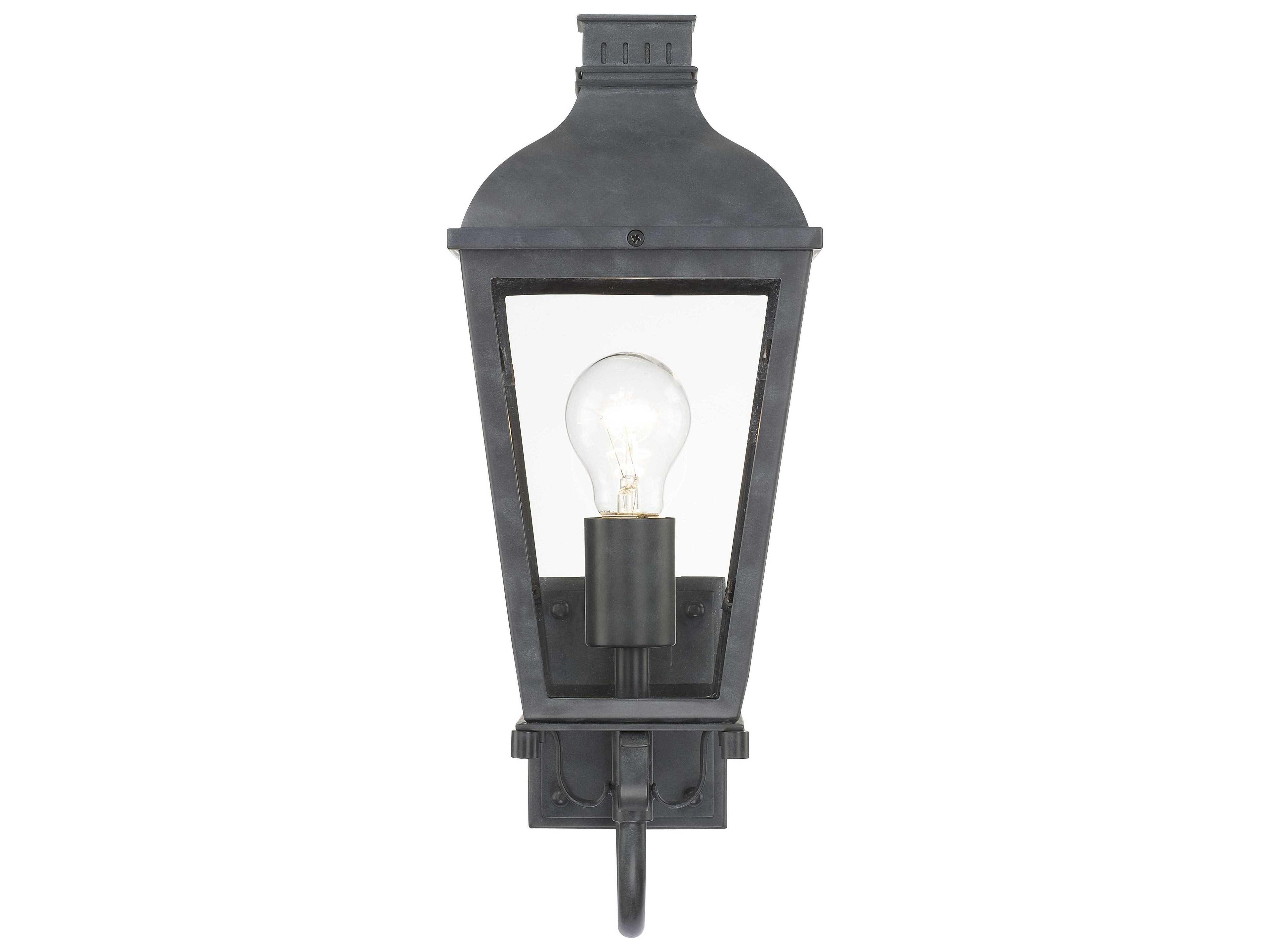 Crystorama Dumont 1 - Light Outdoor Wall Light