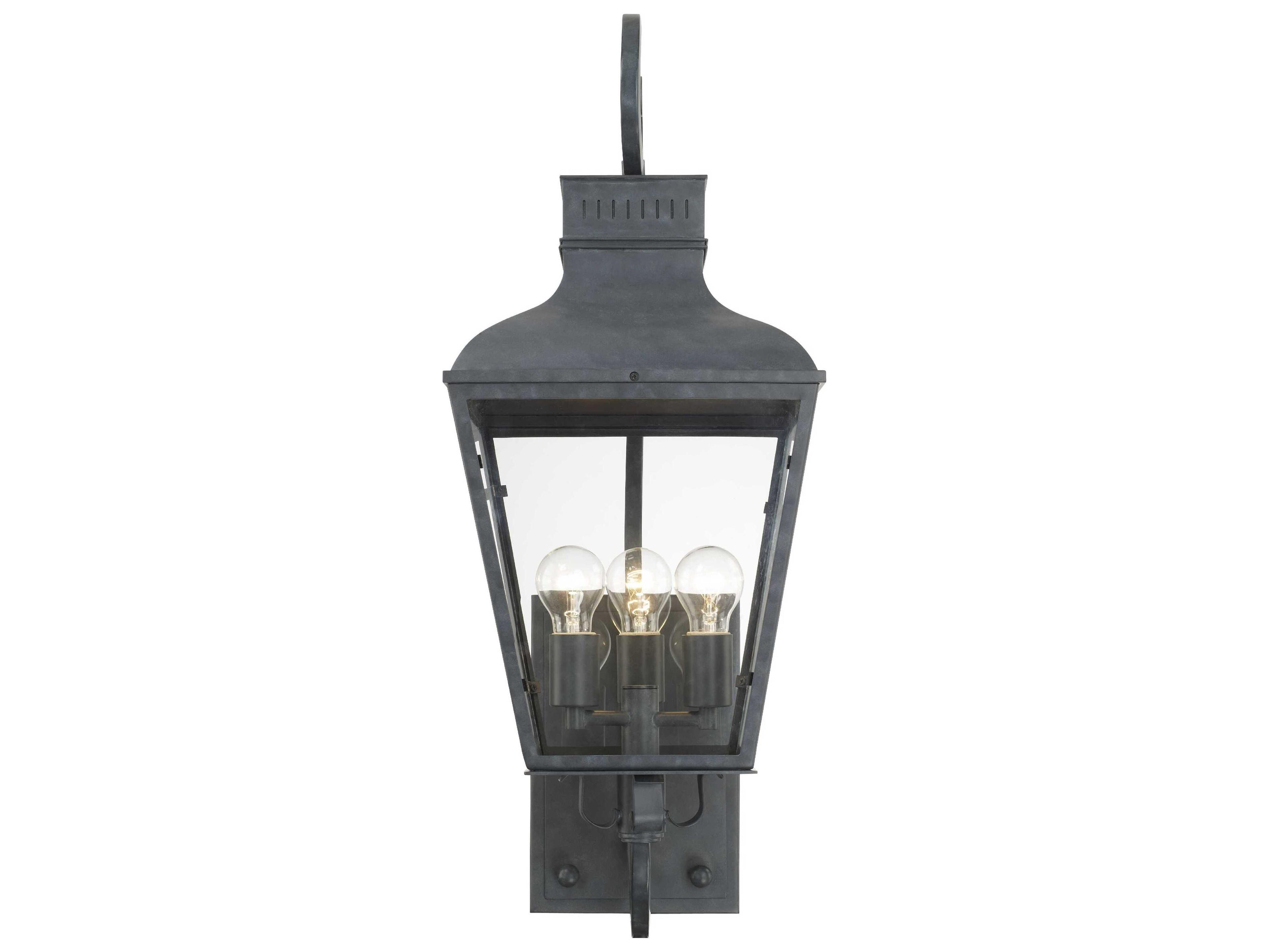 Crystorama Dumont 3 - Light Outdoor Wall Light