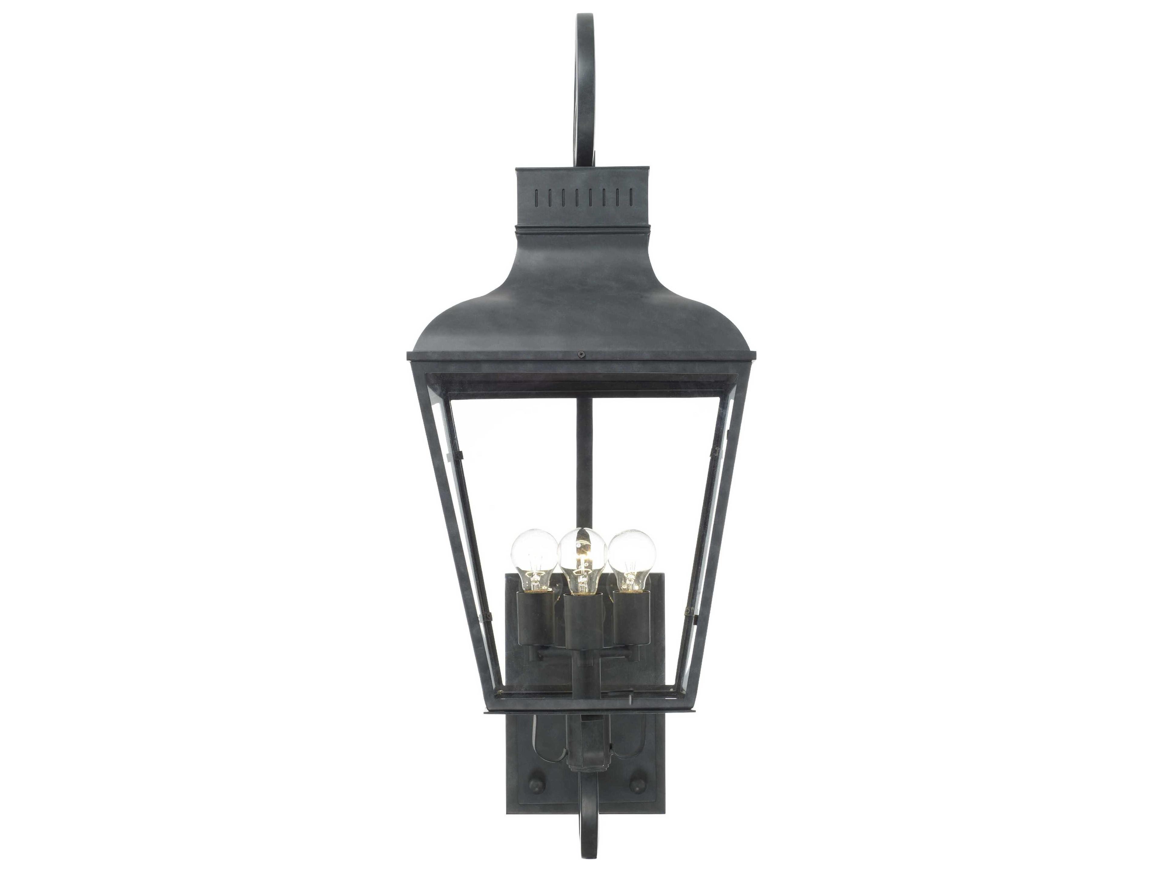 Crystorama Dumont 3 - Light Outdoor Wall Light