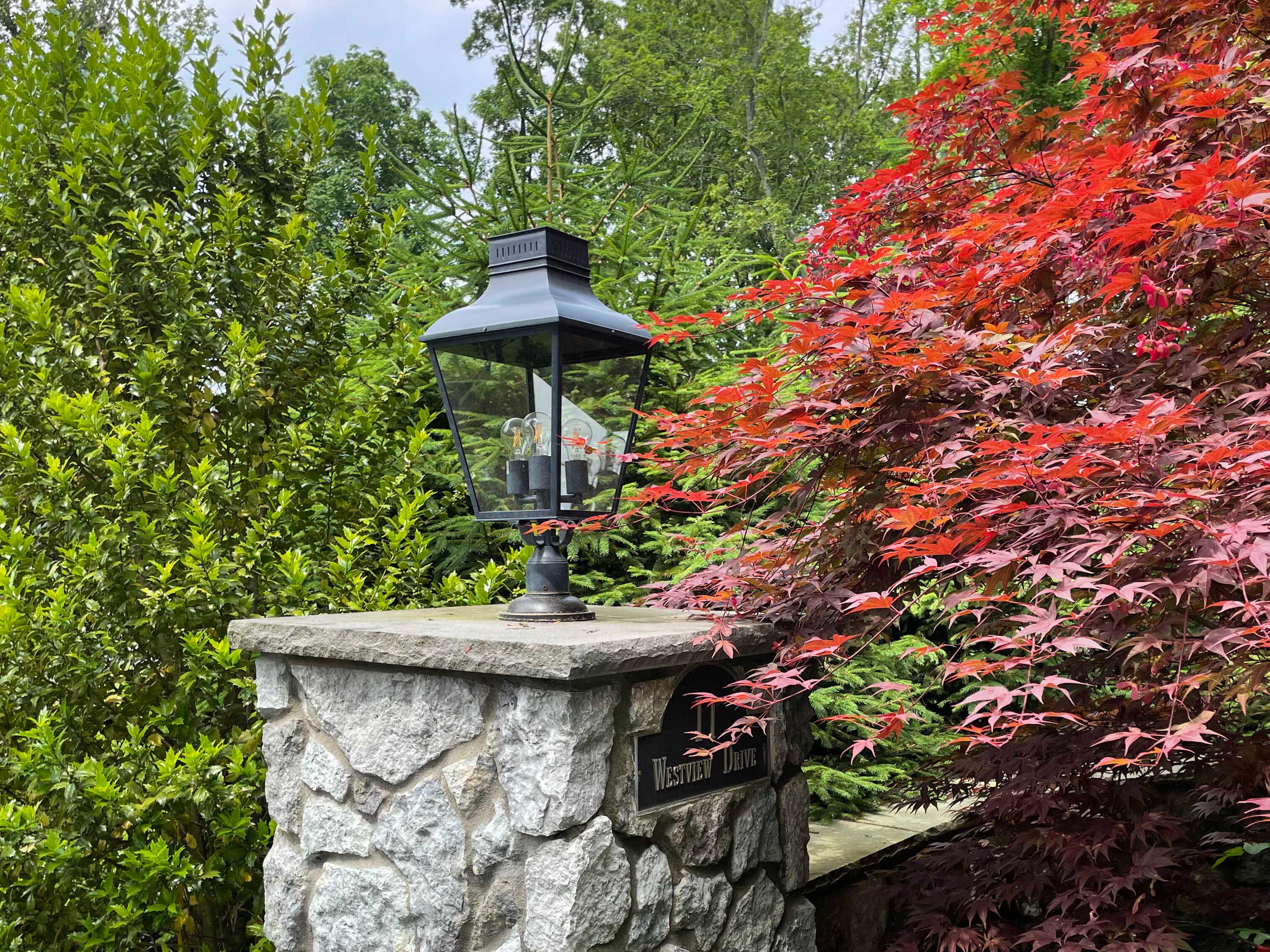 Crystorama Dumont 3 - Light Outdoor Post Light