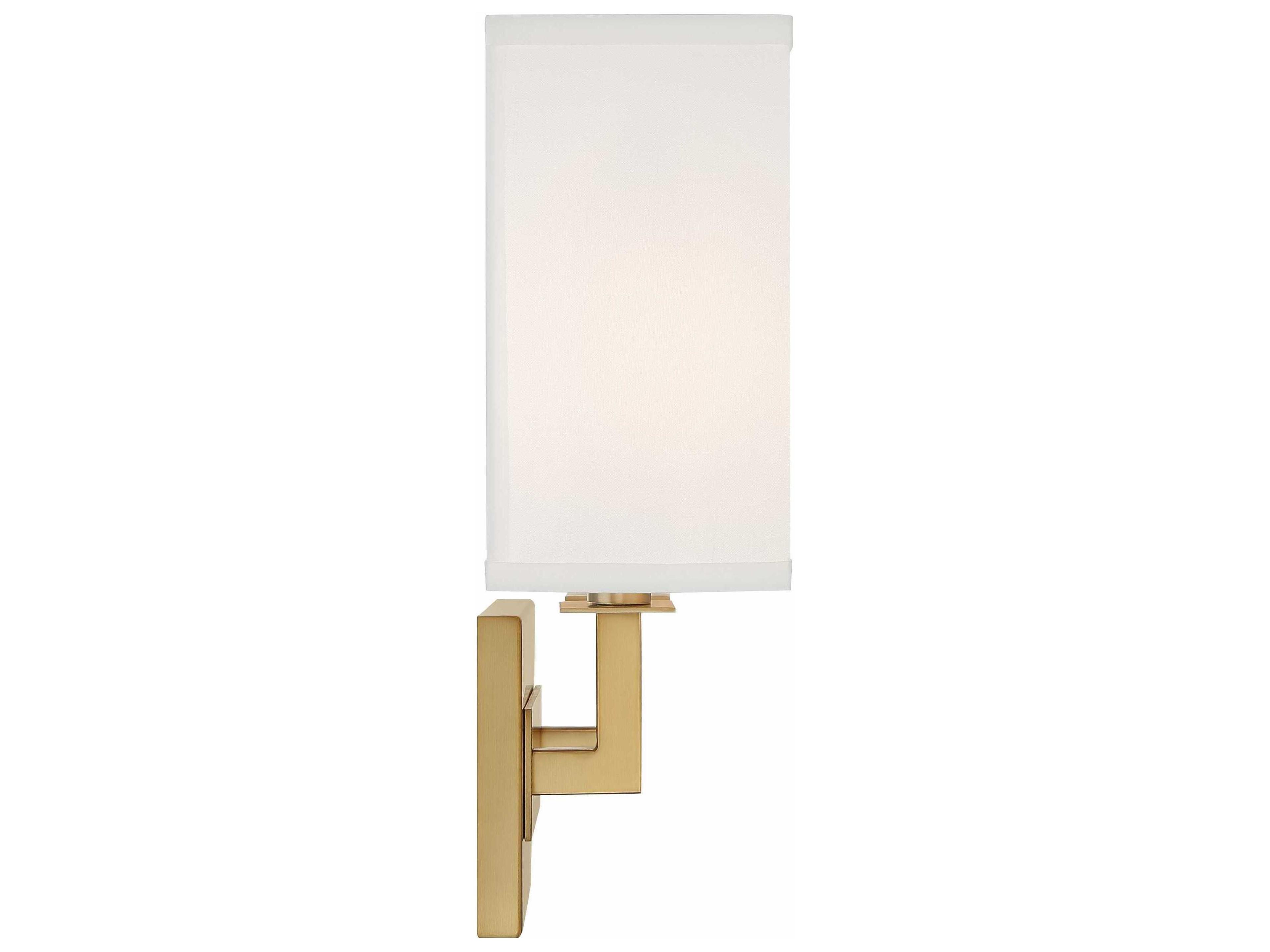 Crystorama Durham 2-Light Vibrant Gold Wall Sconce