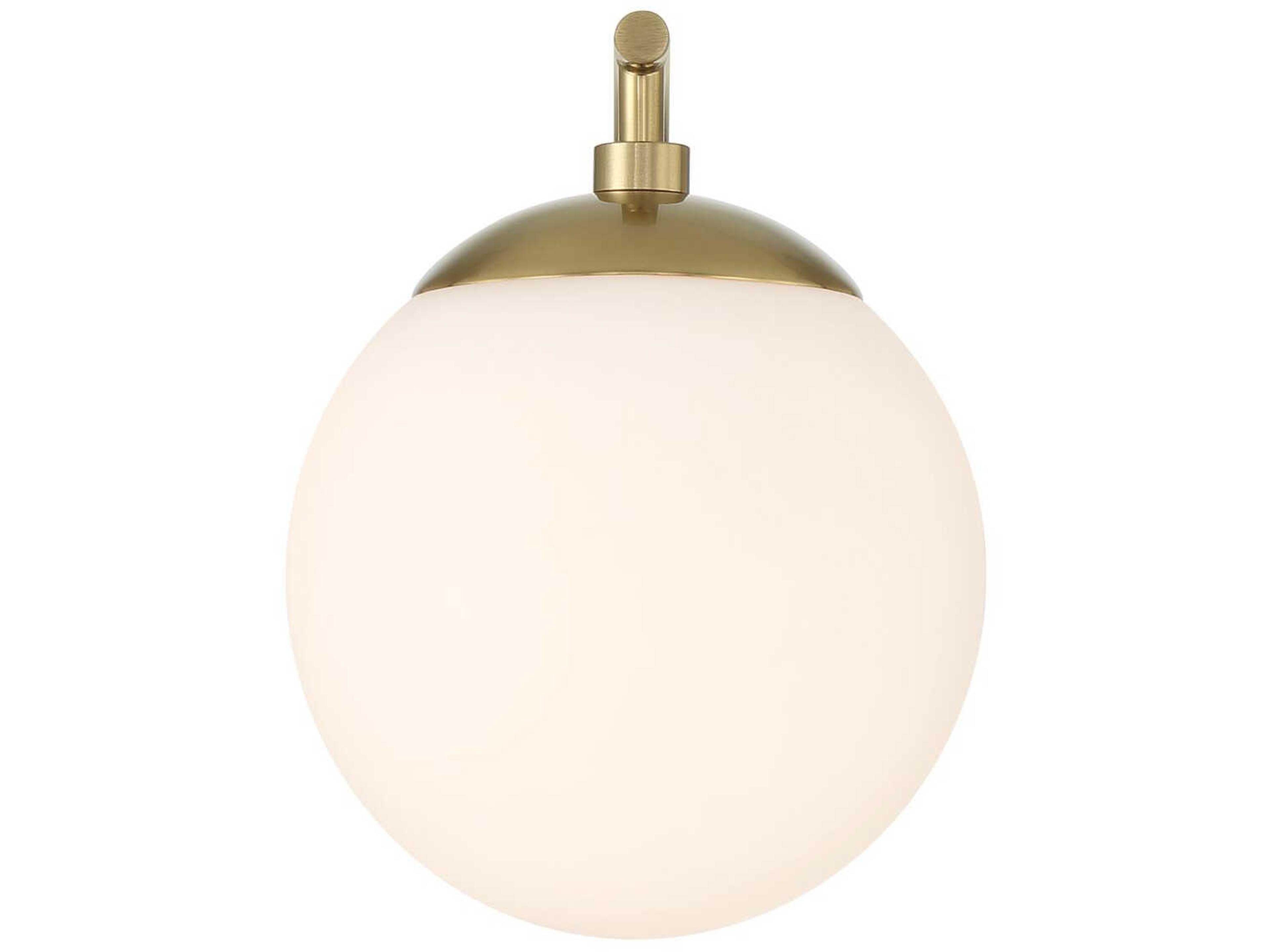 Crystorama Maverick 1-Light Vibrant Gold Wall Sconce