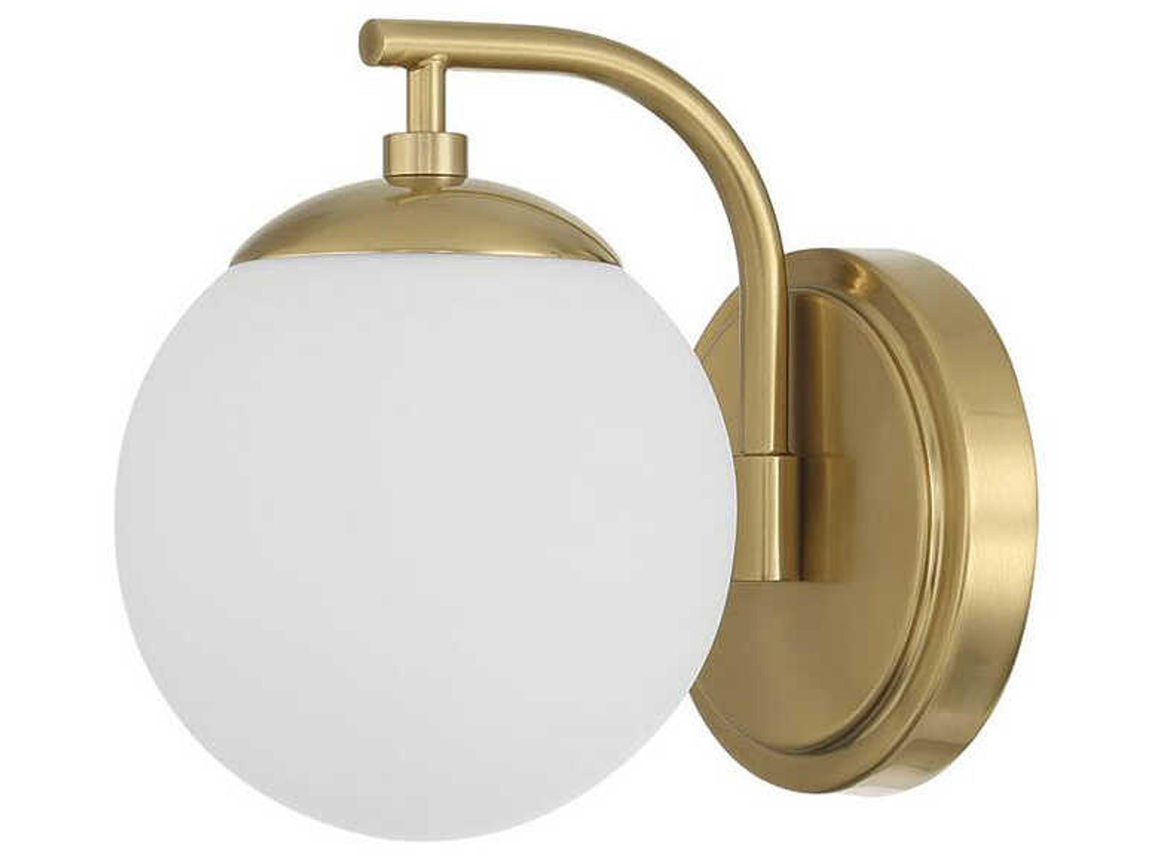 Crystorama Maverick 1-Light Vibrant Gold Wall Sconce