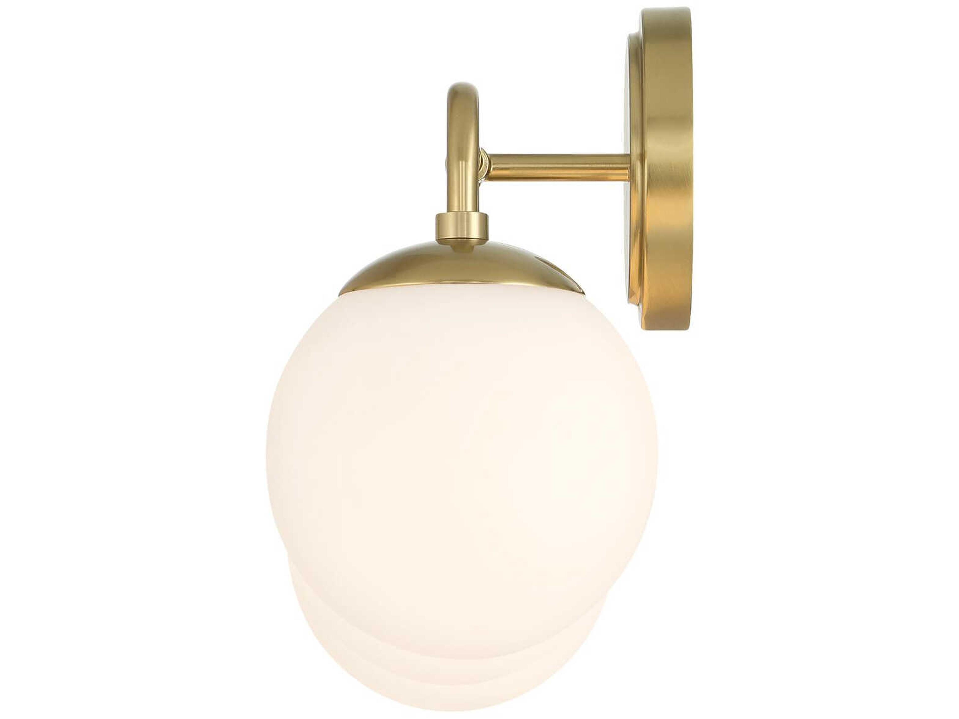 Crystorama Maverick 3-Light Vibrant Gold Vanity Light