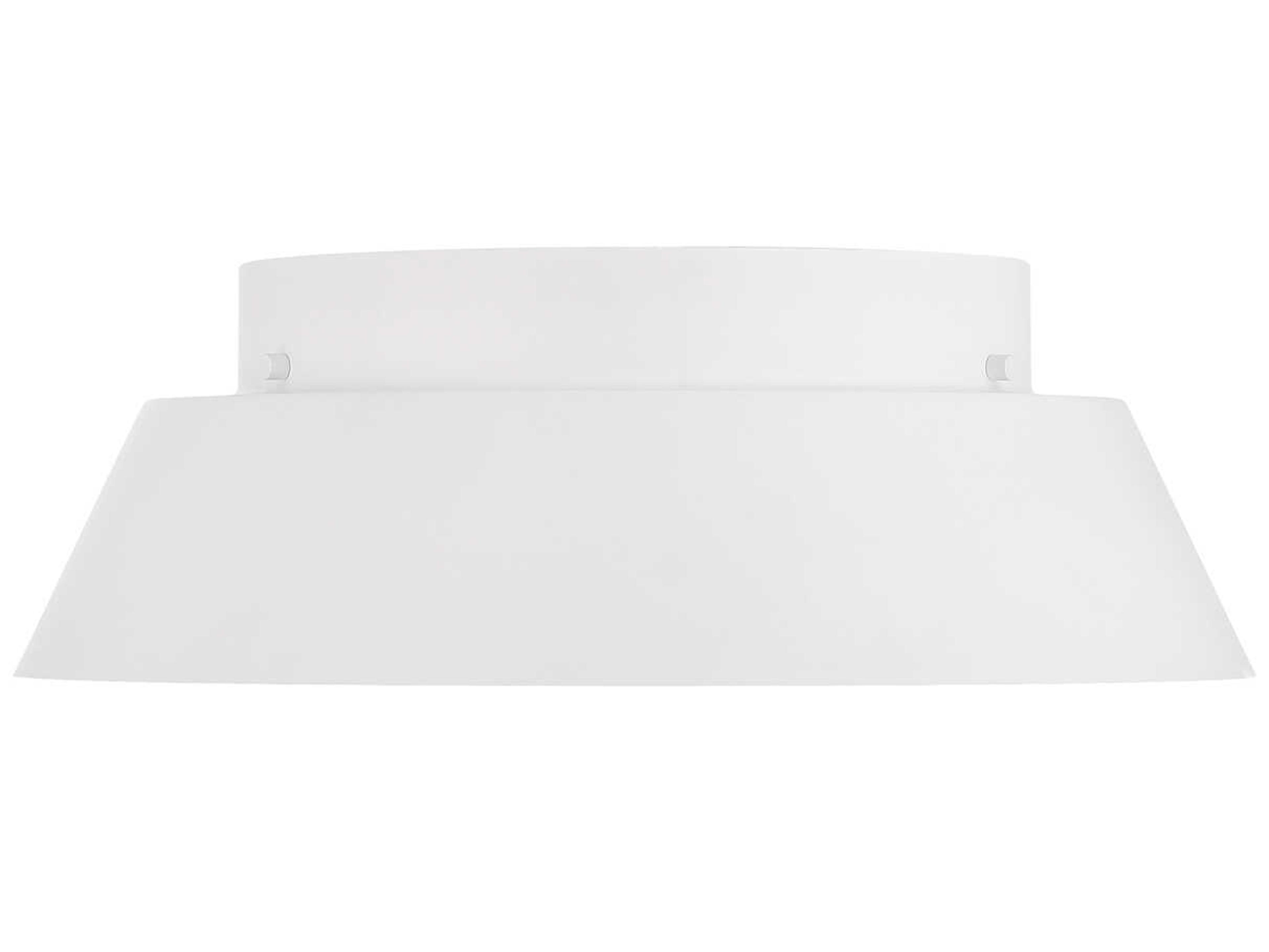 Crystorama Donoven 2-Light White Gold Round Flush Mount
