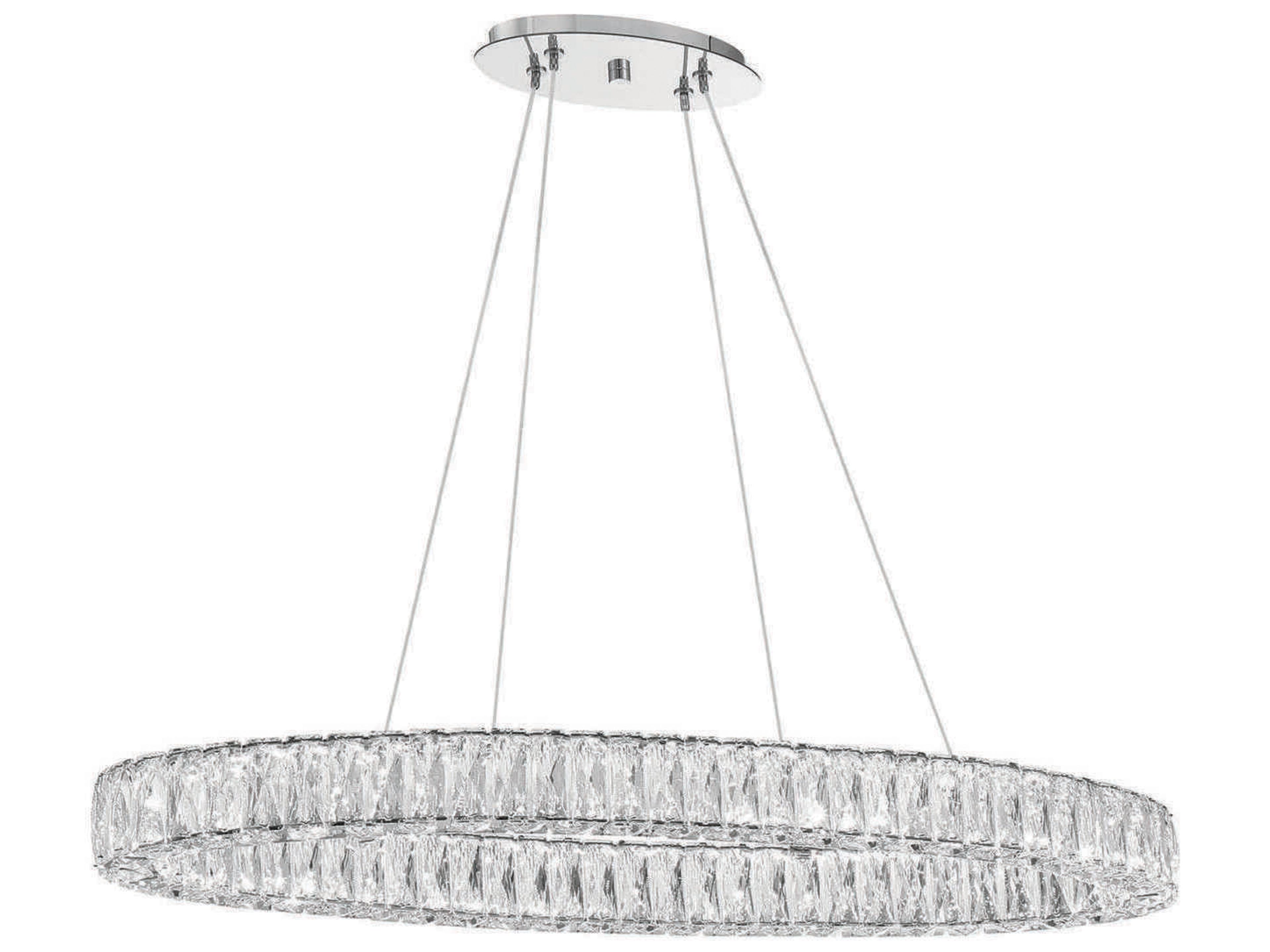 Kinsley 1-Light Polished Chrome Island Pendant