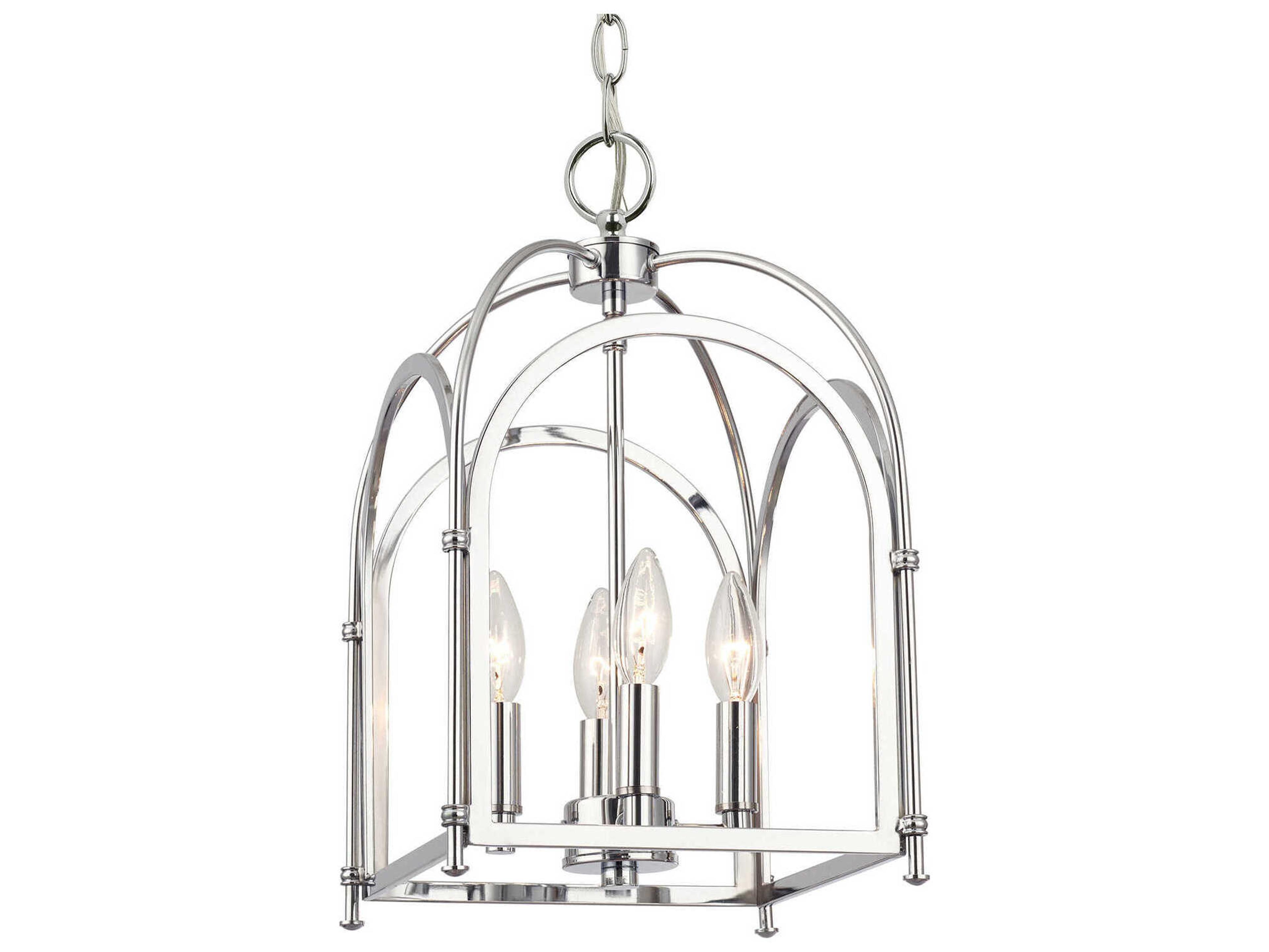 Kai 4-Light Polished Chrome Mini Pendant