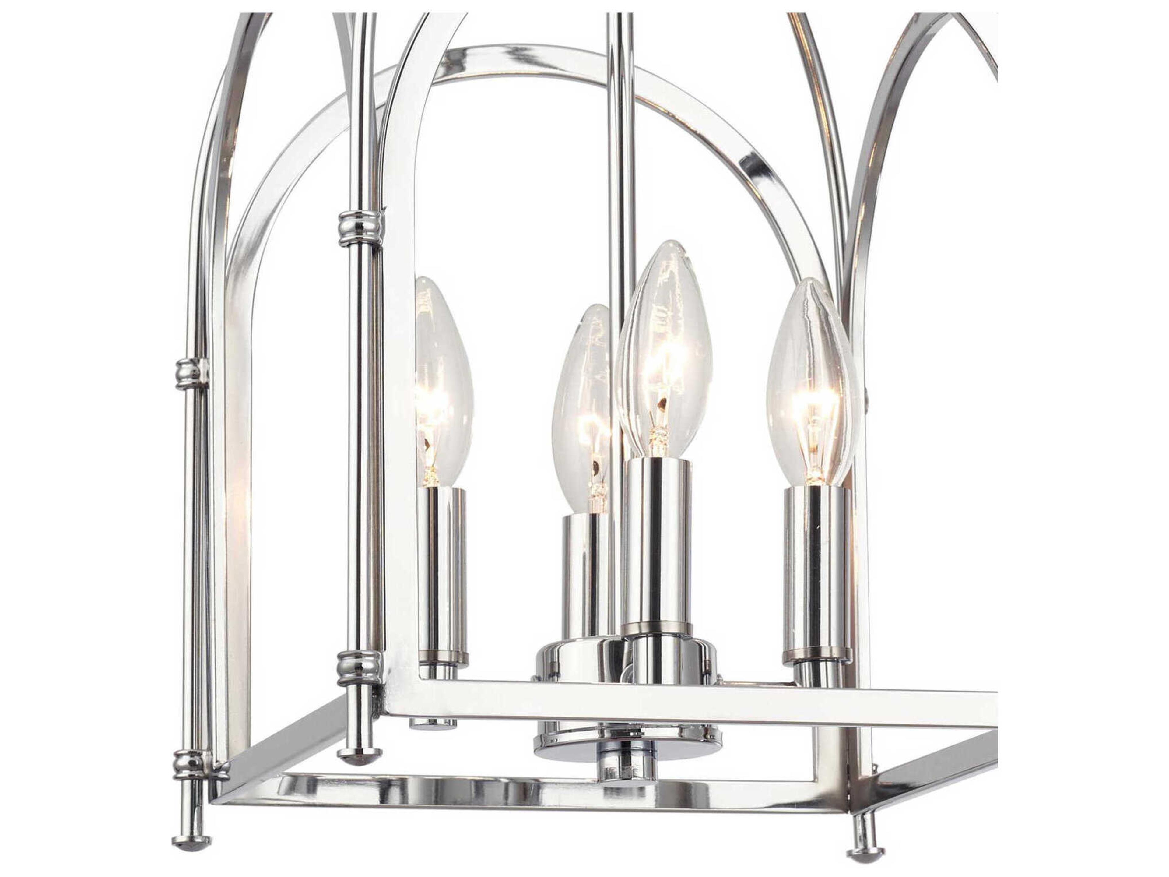 Crystorama Kai 4-Light Polished Chrome Mini Pendant