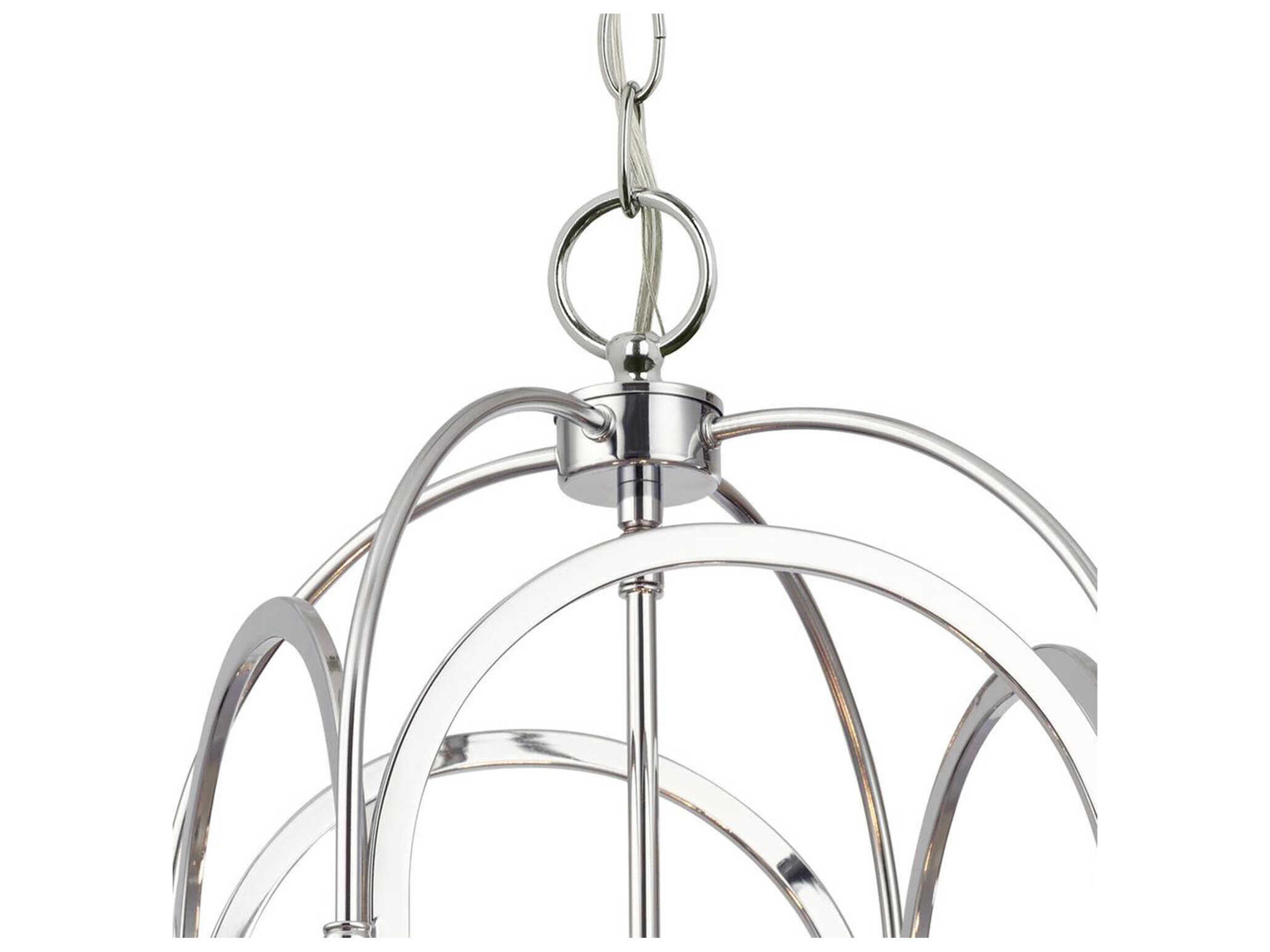 Crystorama Kai 4-Light Polished Chrome Mini Pendant