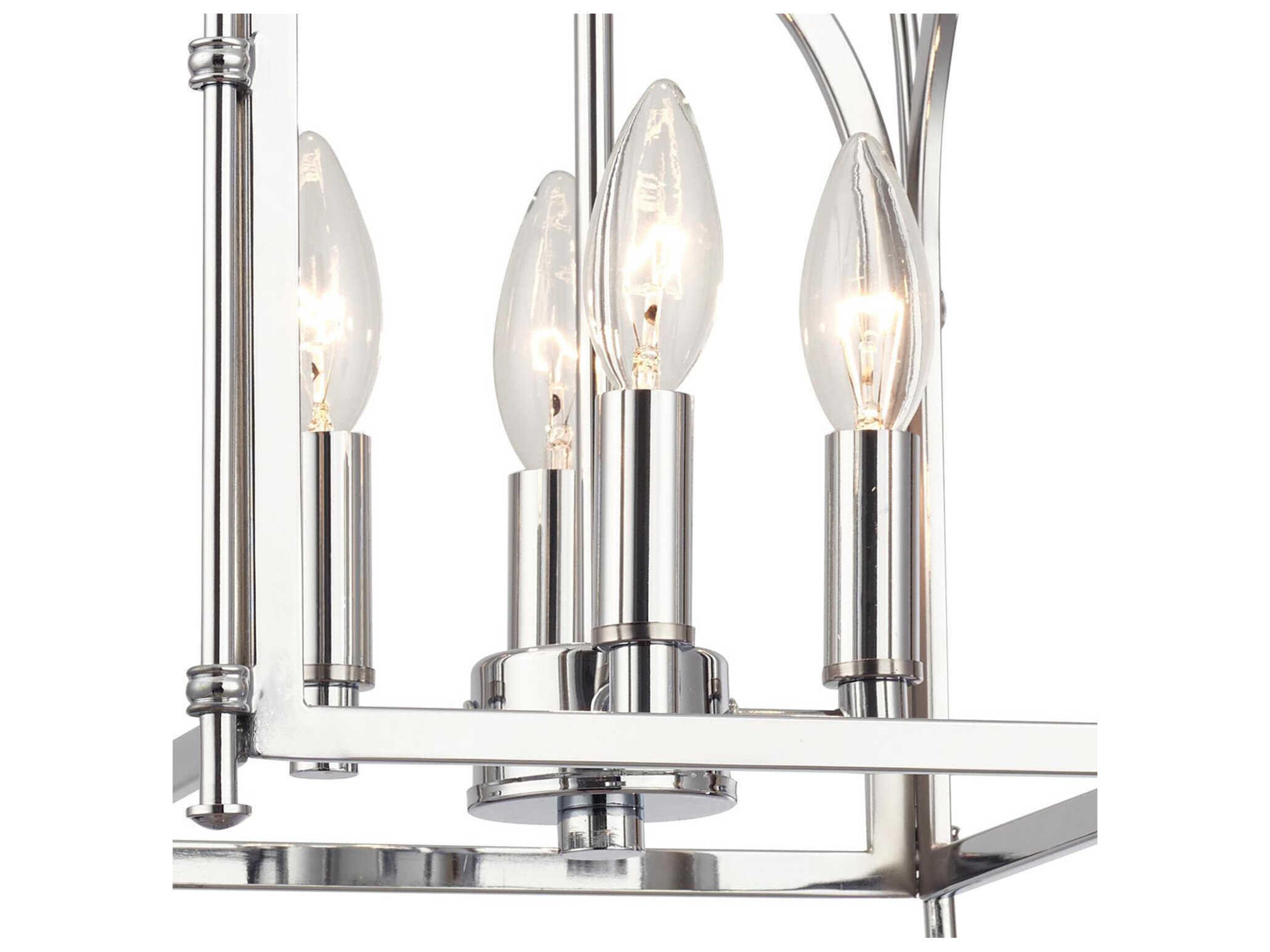 Crystorama Kai 4-Light Polished Chrome Mini Pendant