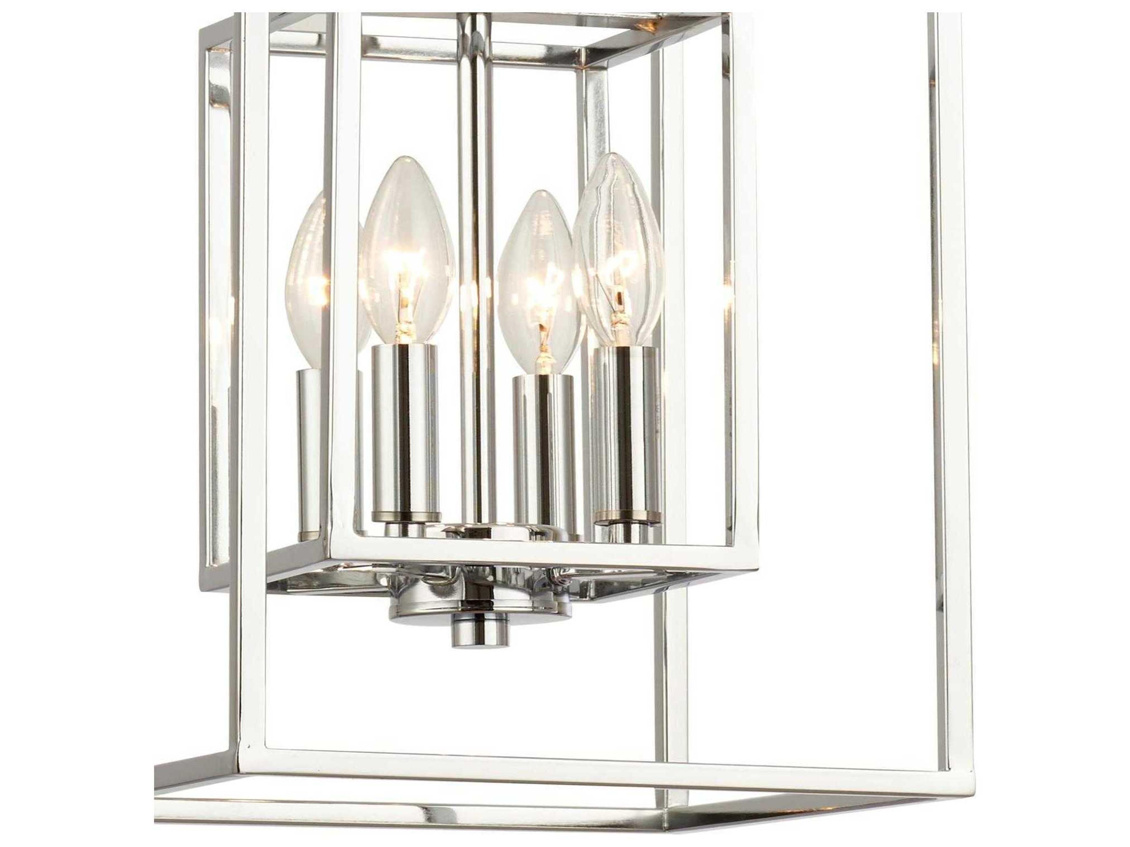 Crystorama Kai 4-Light Polished Chrome Mini Pendant