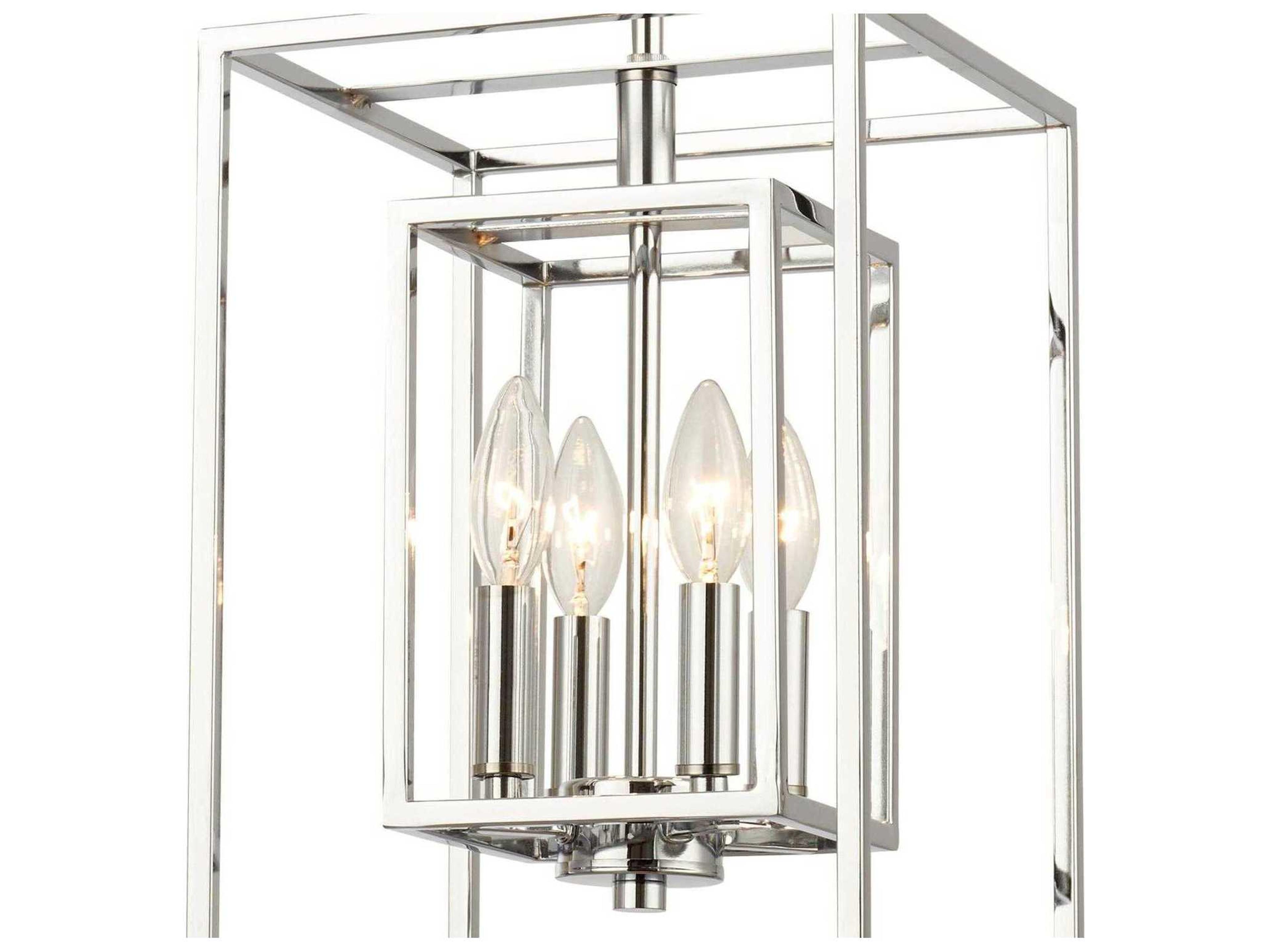 Crystorama Kai 4-Light Polished Chrome Mini Pendant