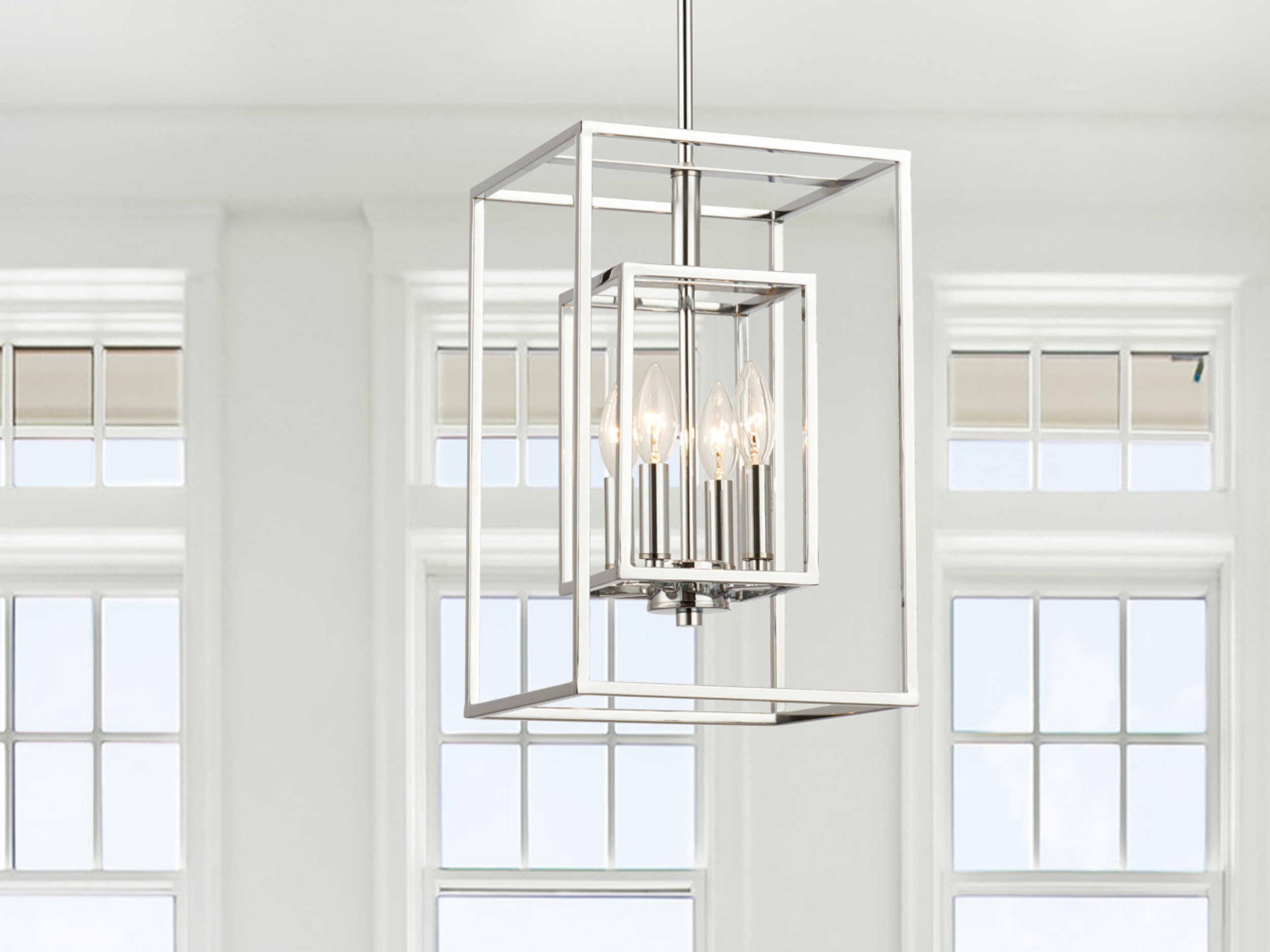 Crystorama Kai 4-Light Polished Chrome Mini Pendant