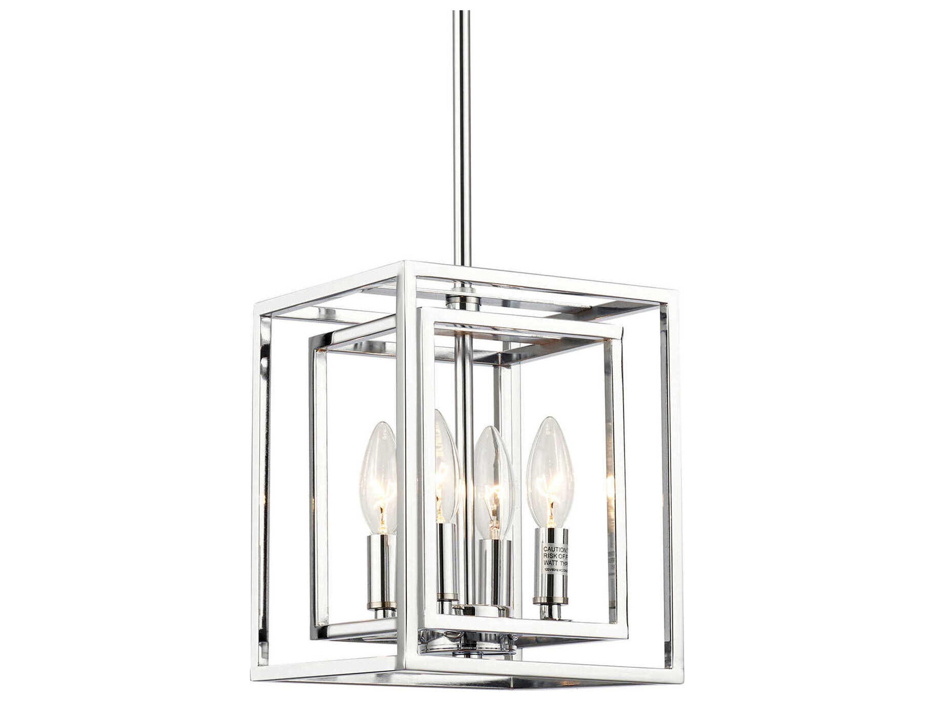 Kai 4-Light Polished Chrome Mini Pendant