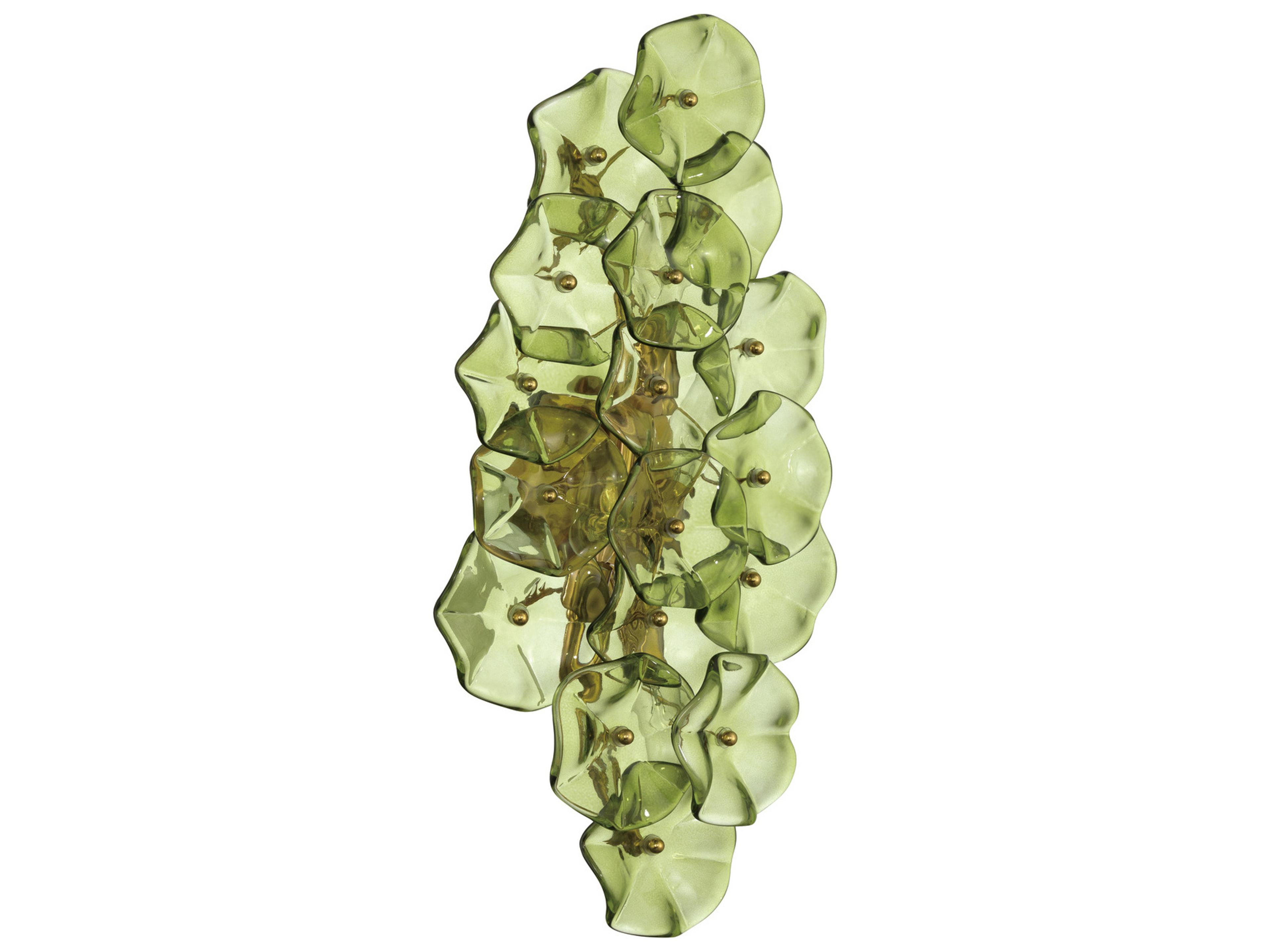 Crystorama Esme 4-Light Green Wall Sconce