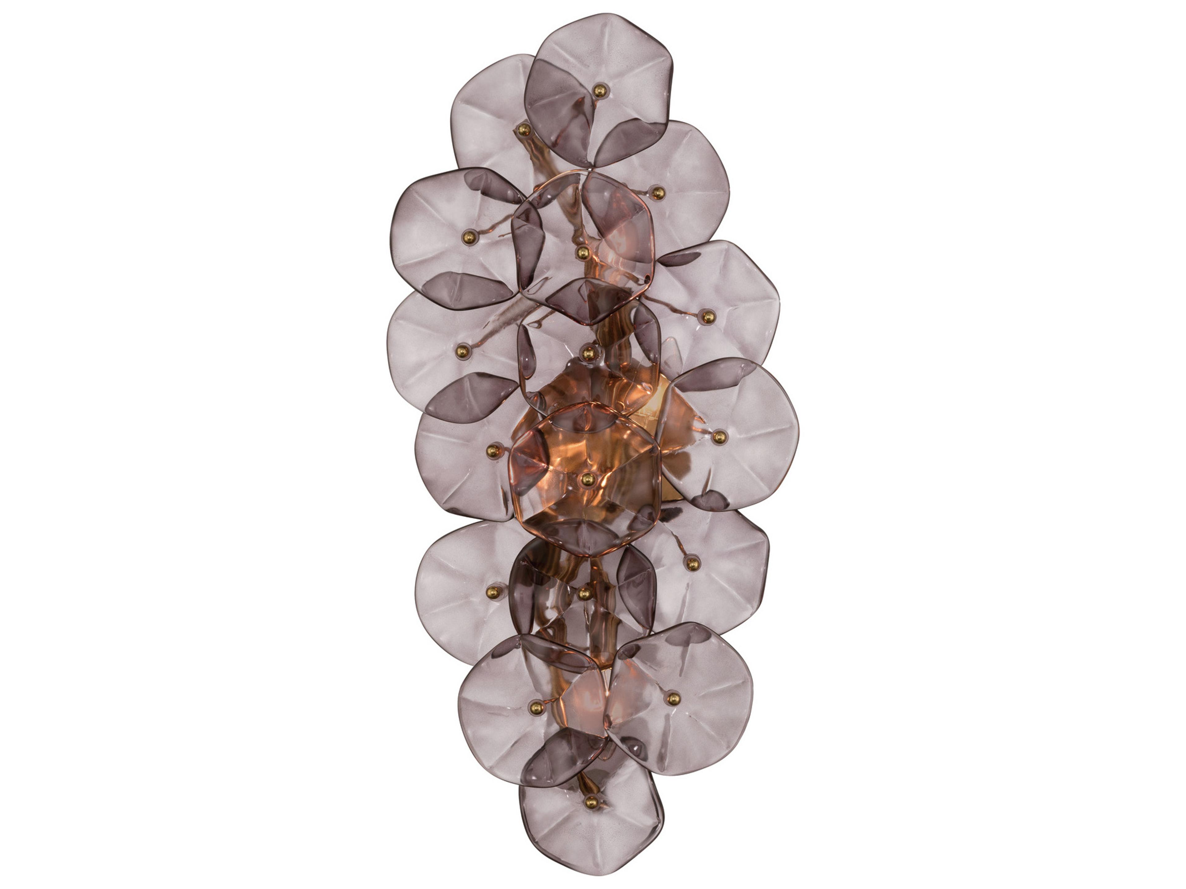 Crystorama Esme 4-Light Purple Wall Sconce