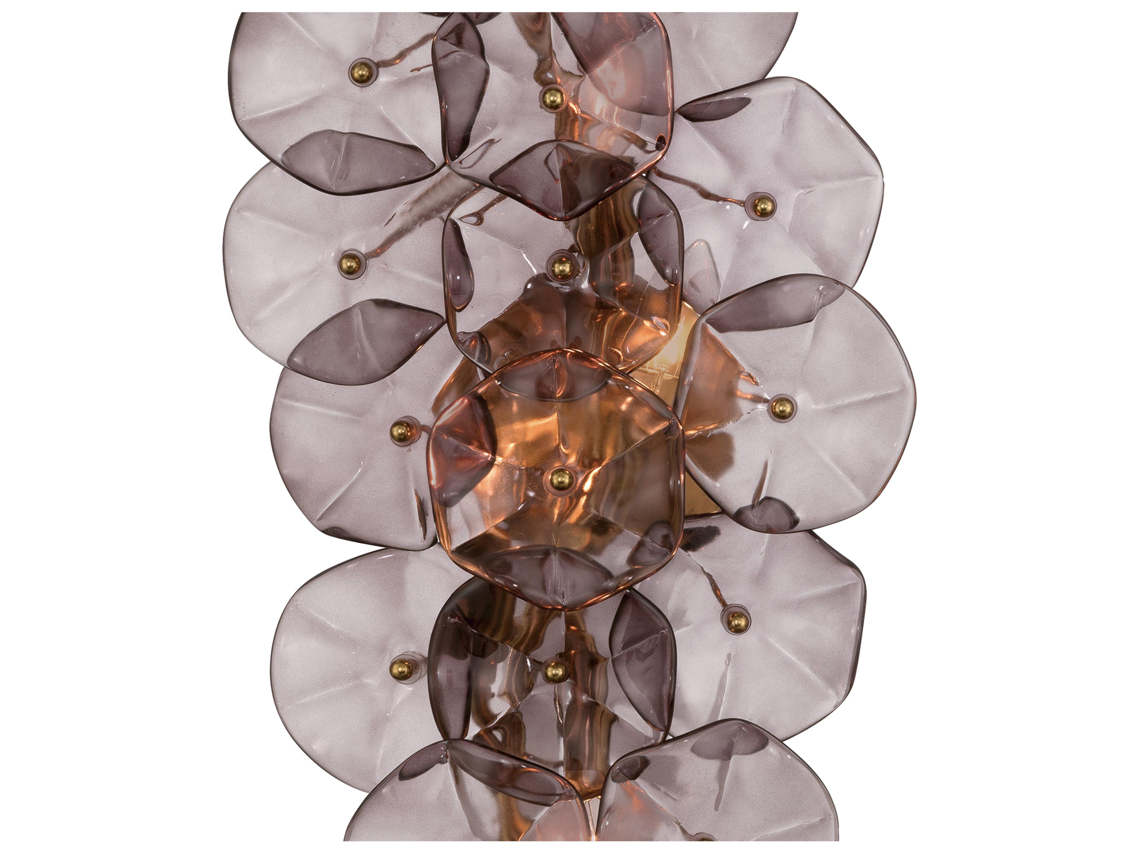 Crystorama Esme 4-Light Purple Wall Sconce