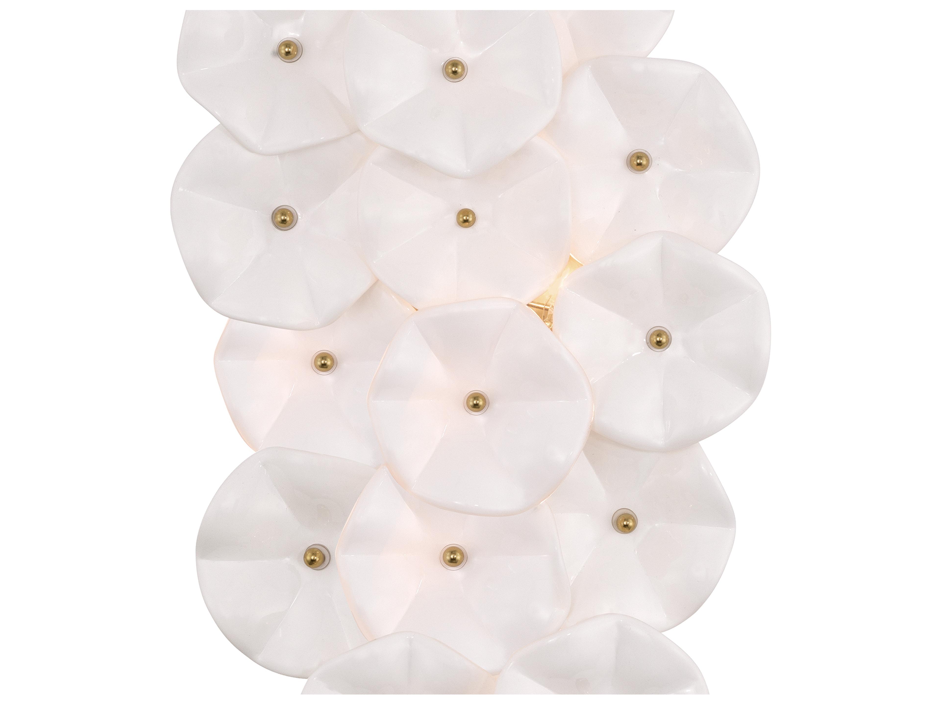 Crystorama Esme 4-Light White Wall Sconce
