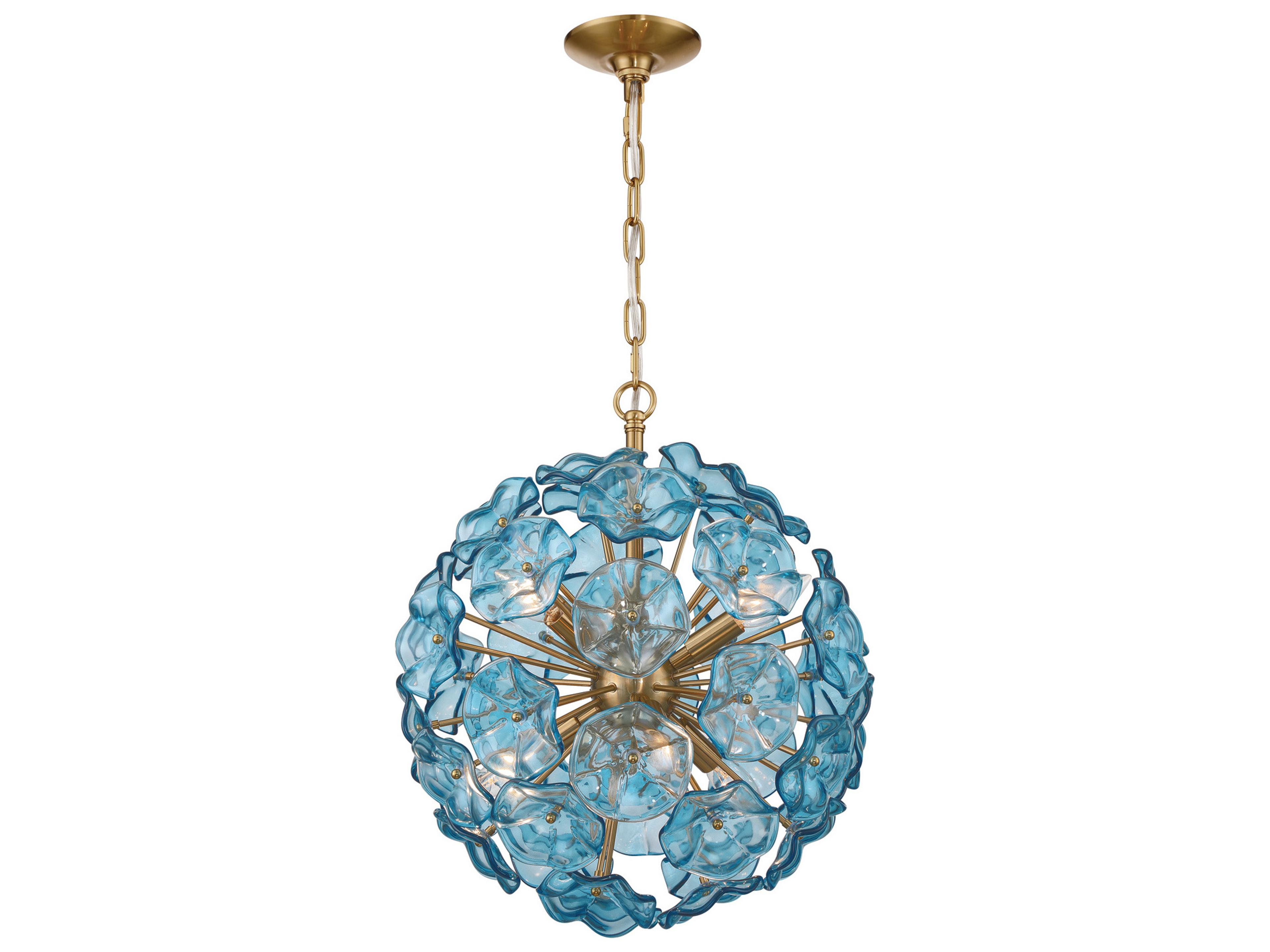 Esme 6-Light Blue Pendant