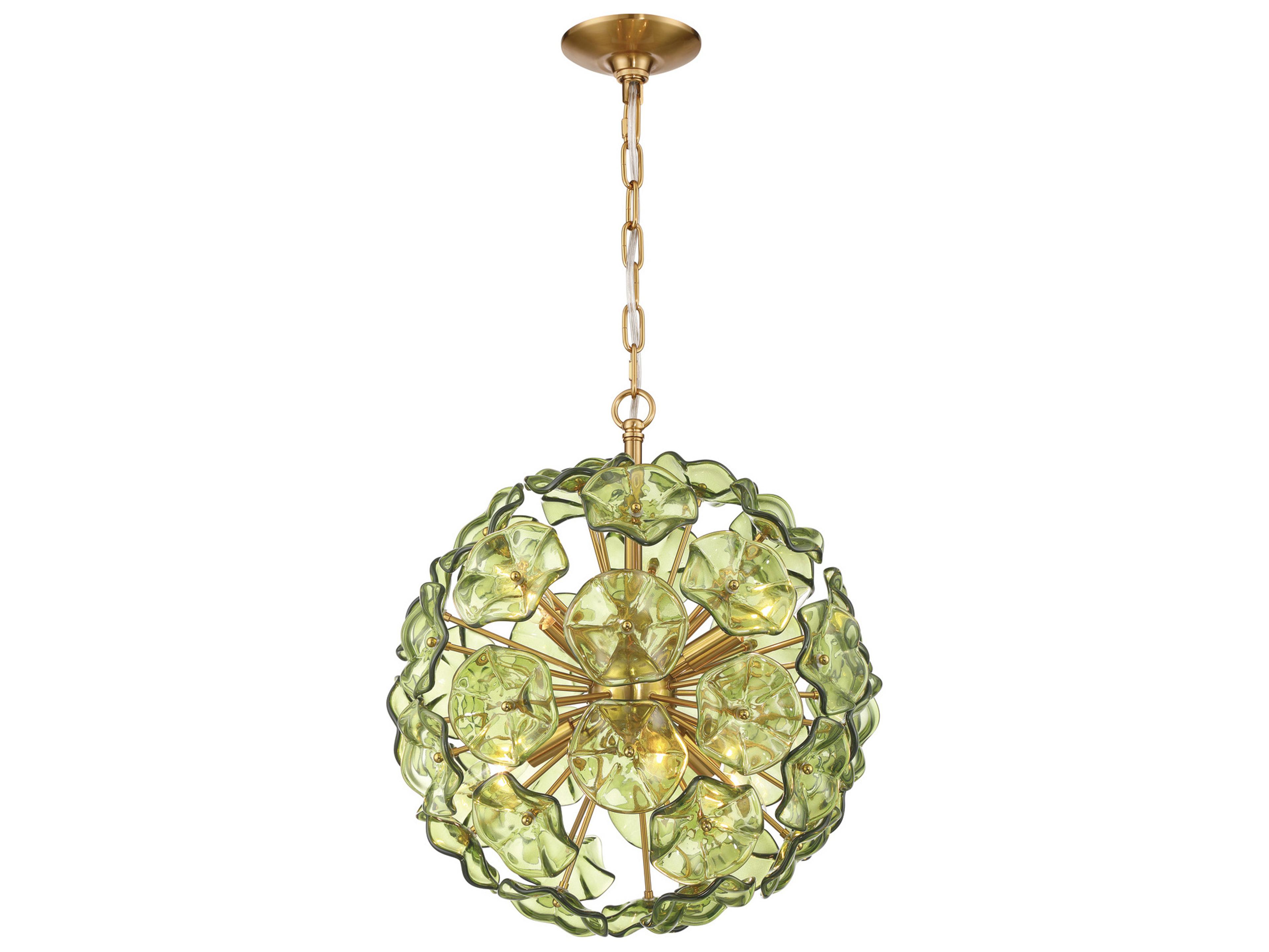 Esme 6-Light Green Pendant