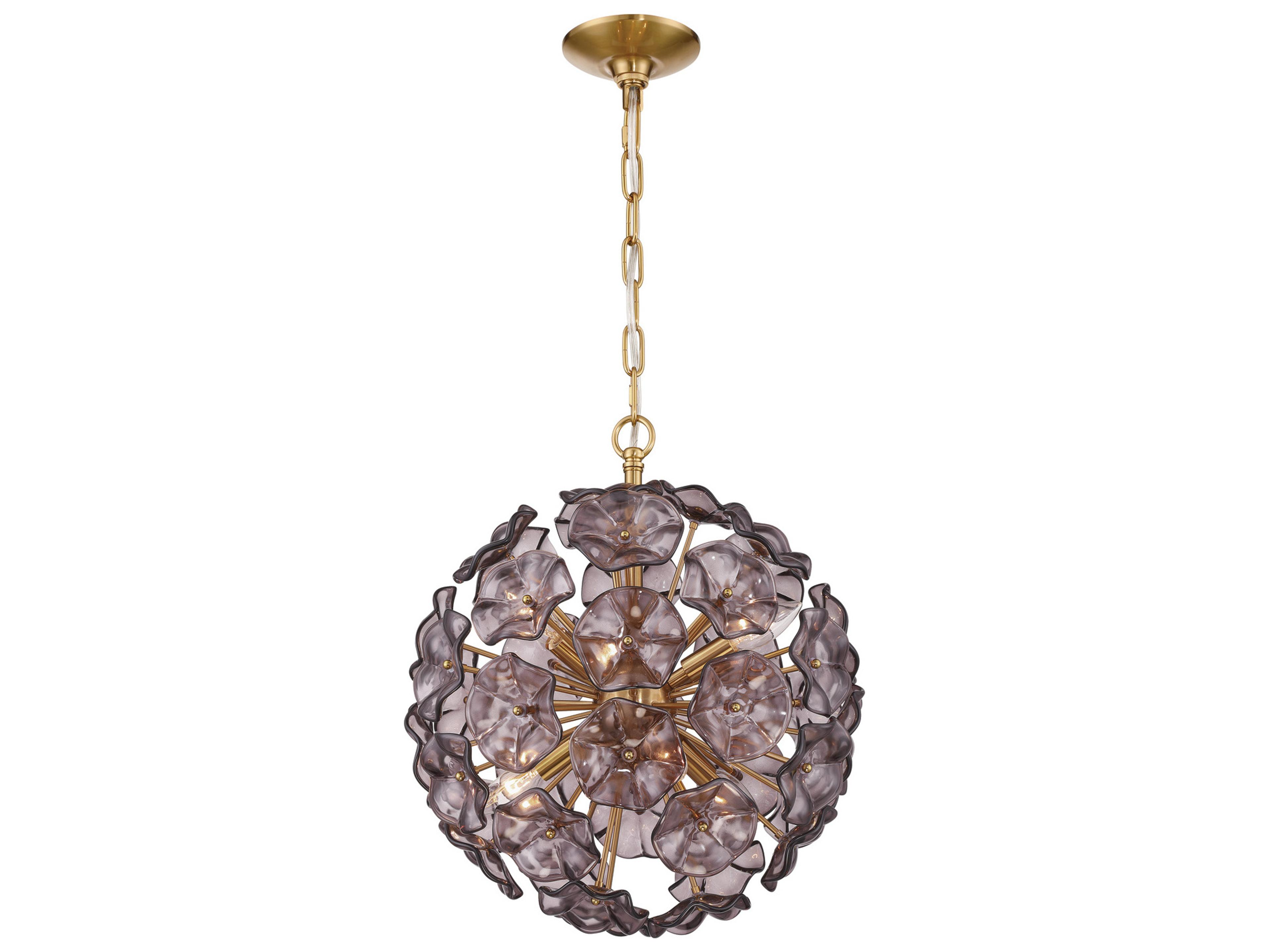 Esme 6-Light Purple Pendant