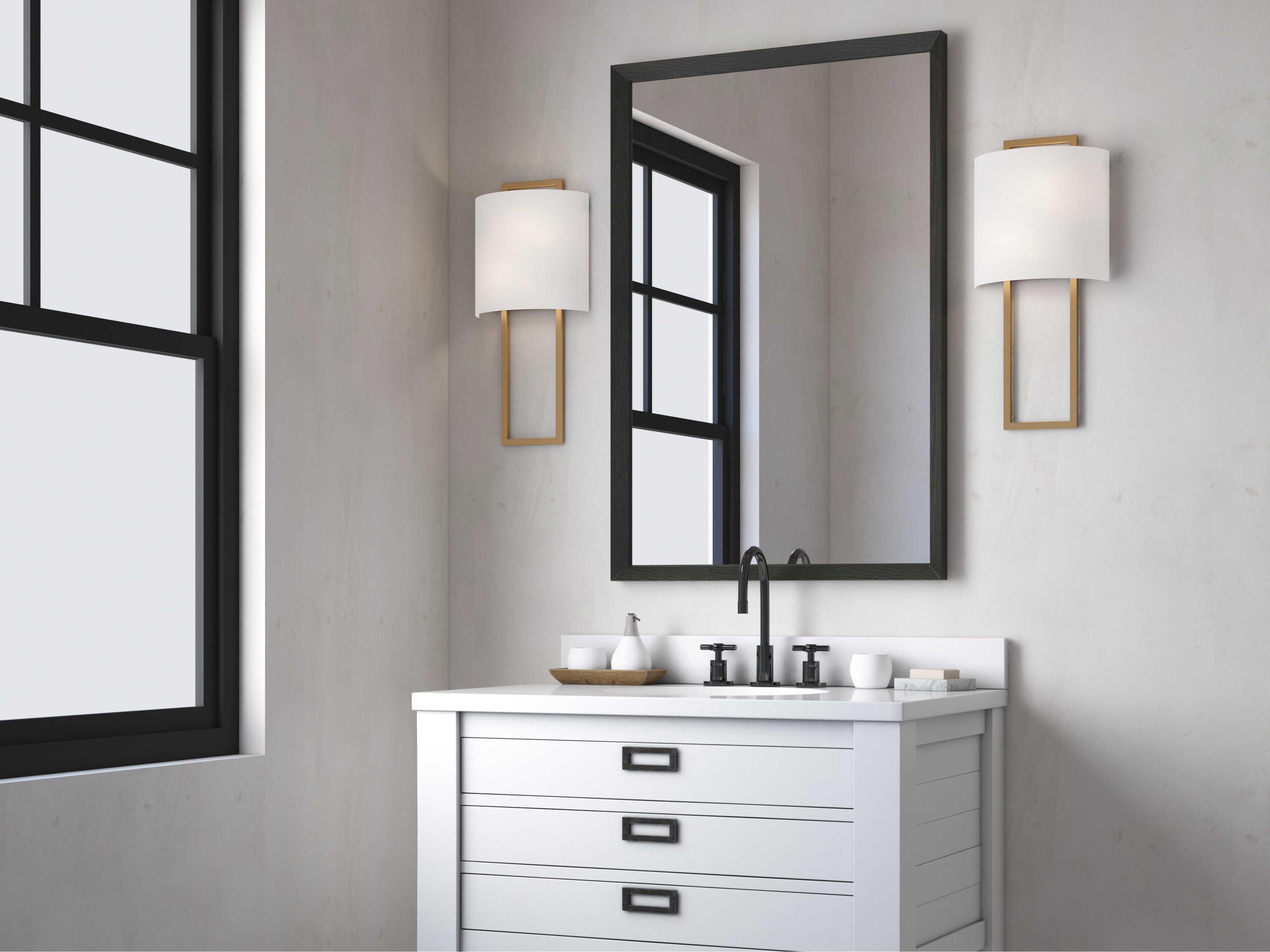 Crystorama Fremont 2-Light Vibrant Gold Wall Sconce