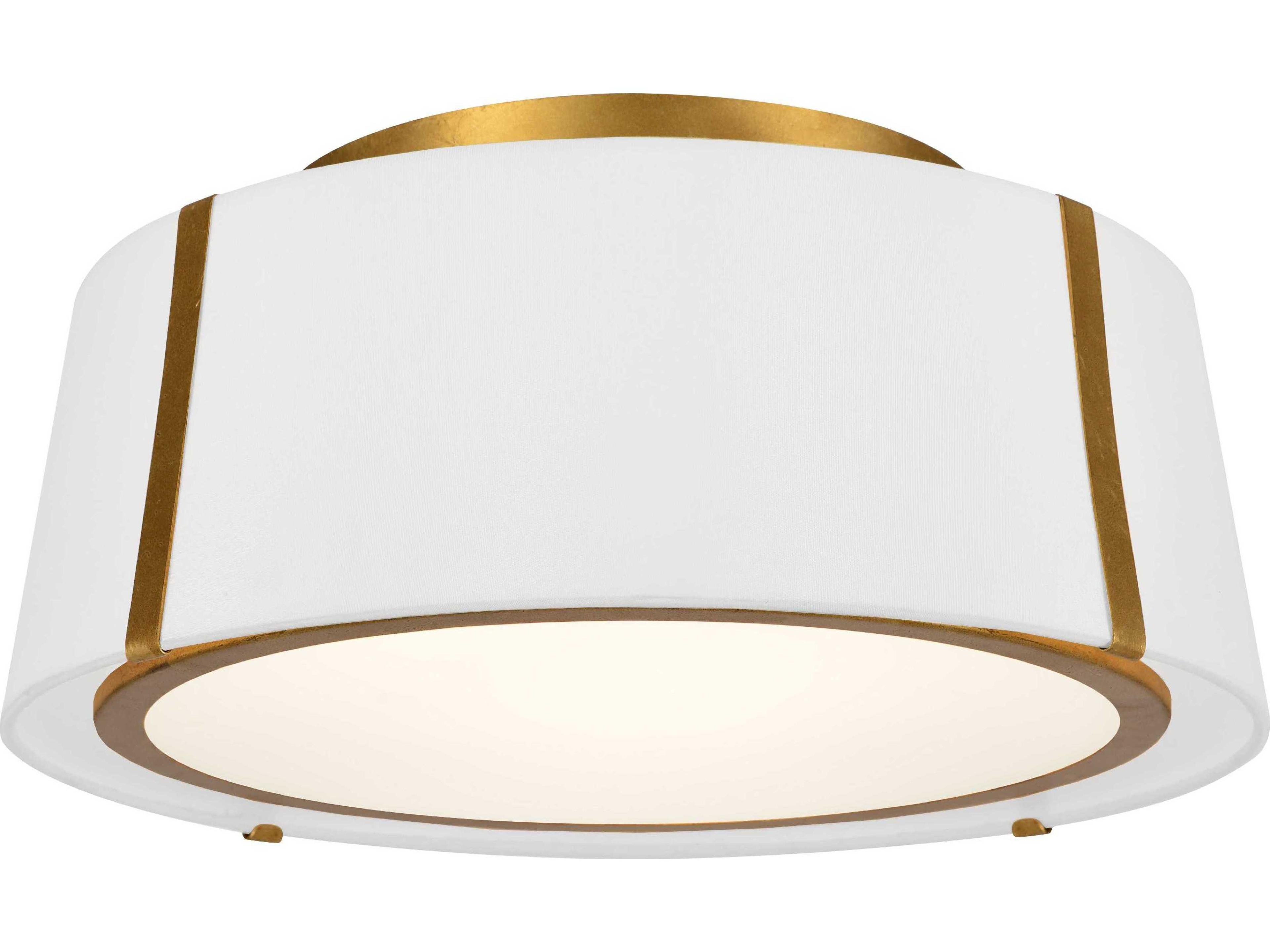 Crystorama Fulton 3-Light Black Drum Semi Flush Mount