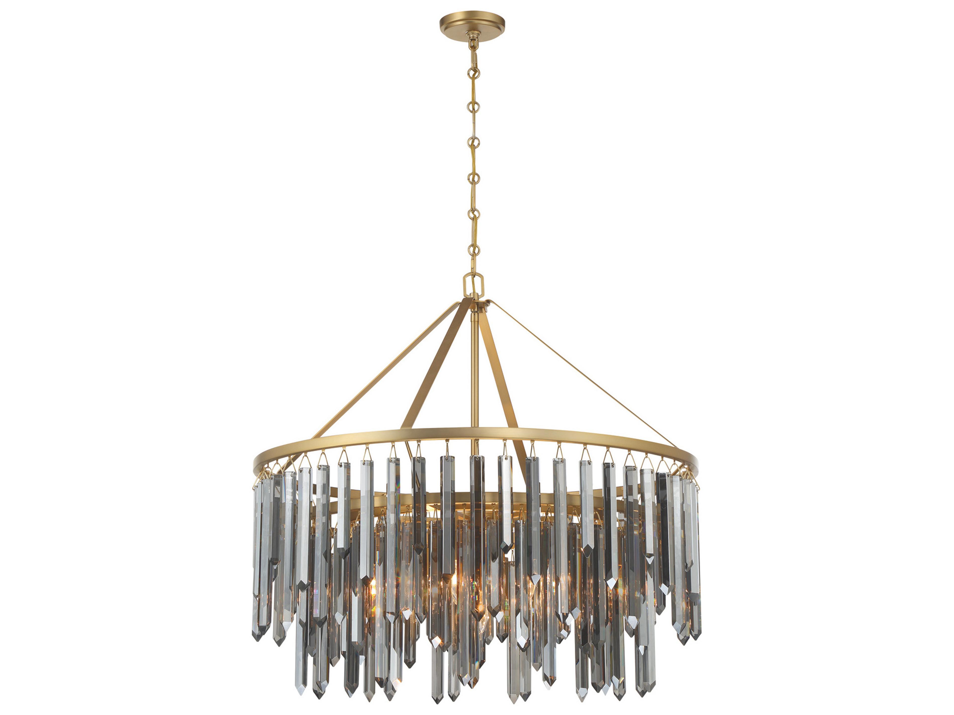 Gemma 9-Light Black Candelabra Chandelier