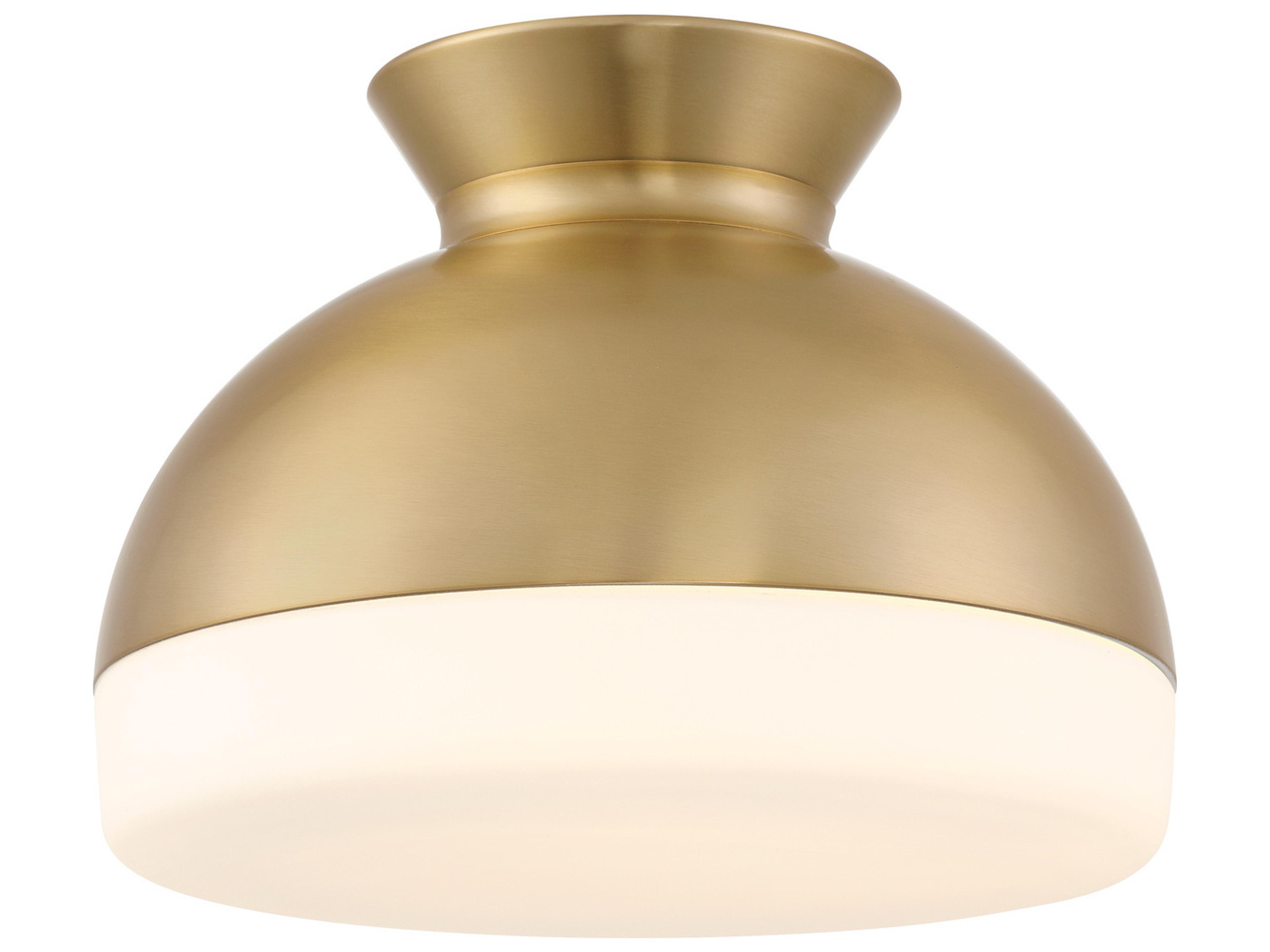 Gidget 2-Light Gold Flush Mount