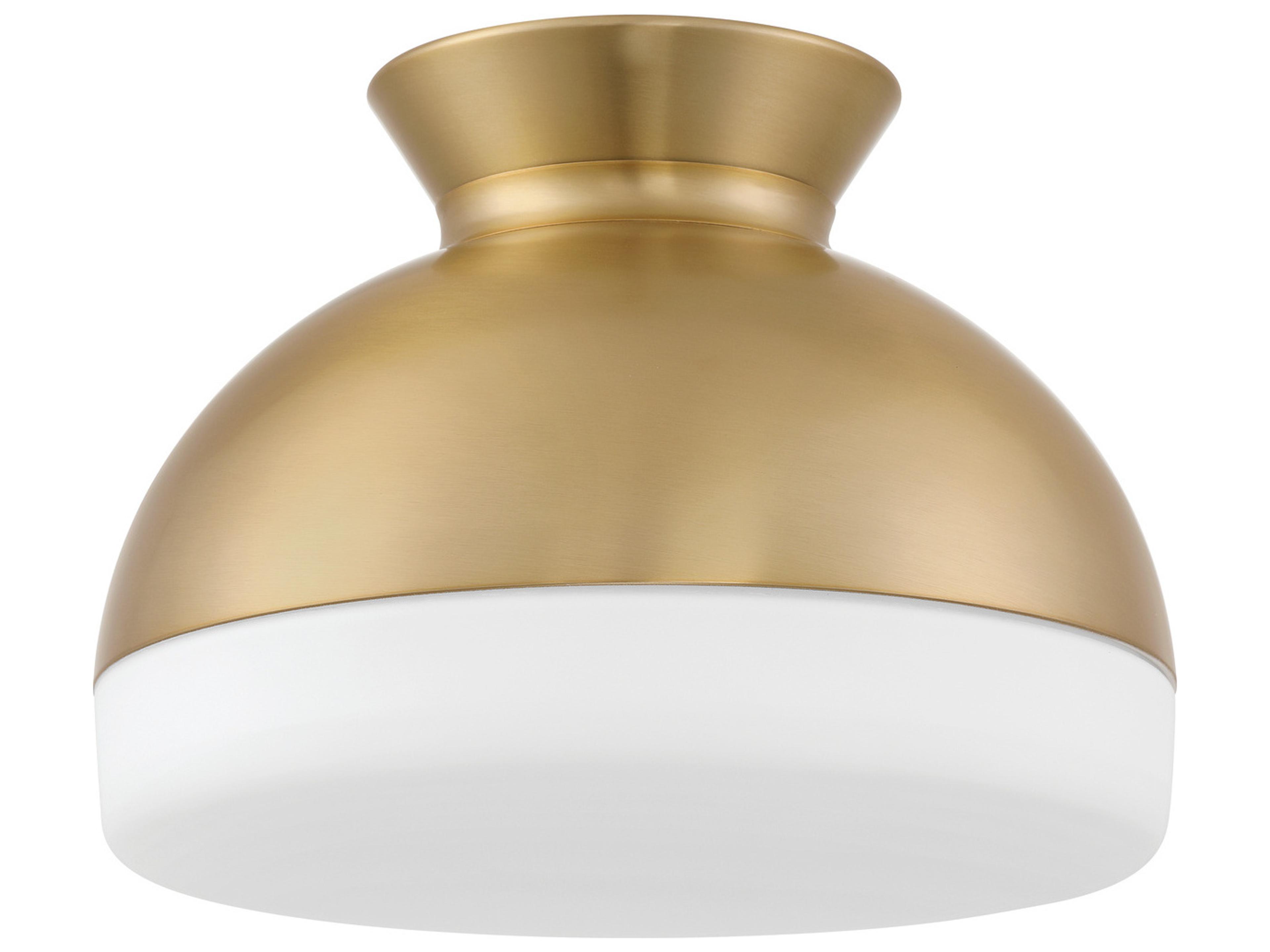 Crystorama Gidget 2-Light Gold Flush Mount