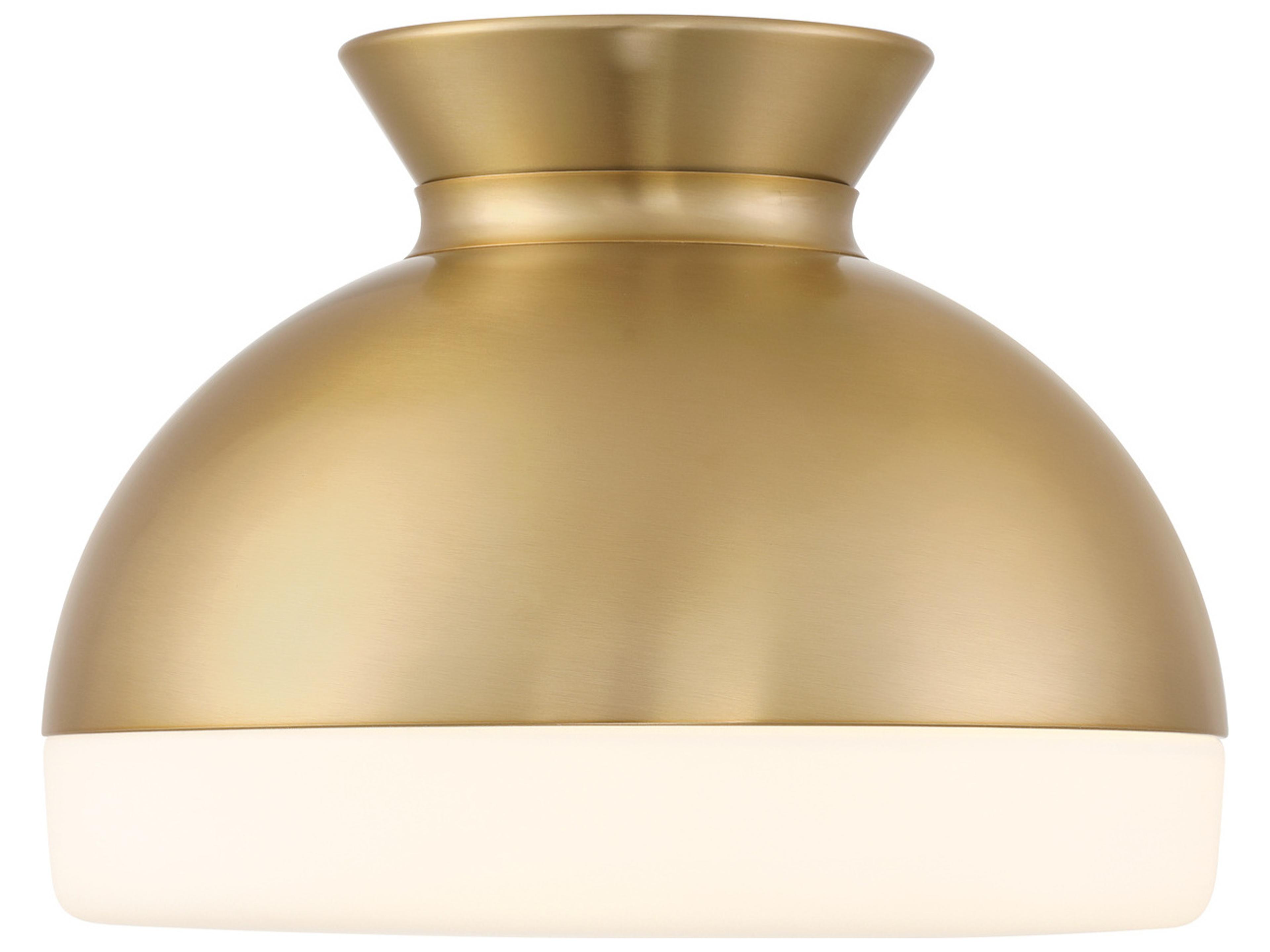 Crystorama Gidget 2-Light Gold Flush Mount