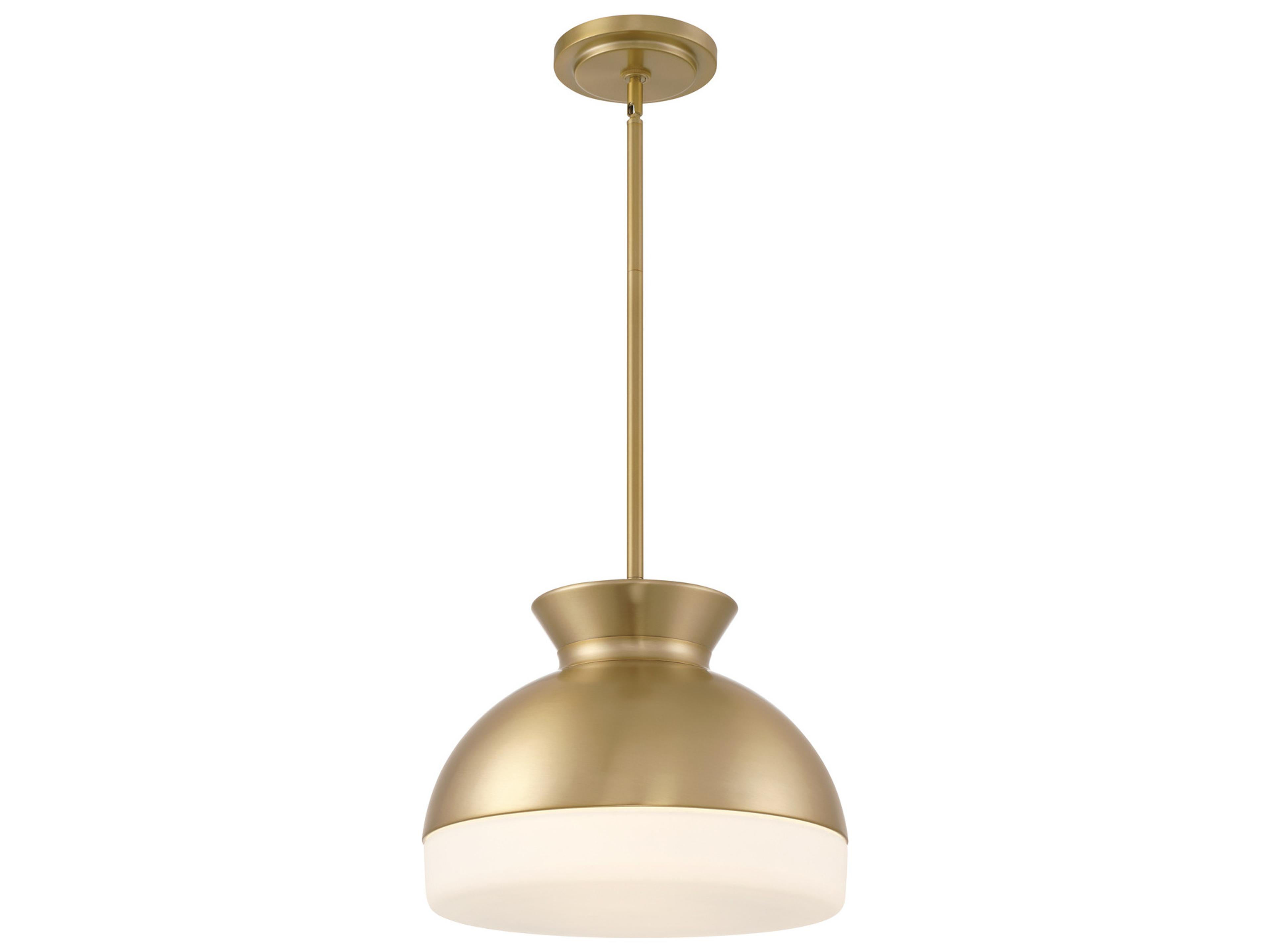 Gidget 2-Light Gold Pendant