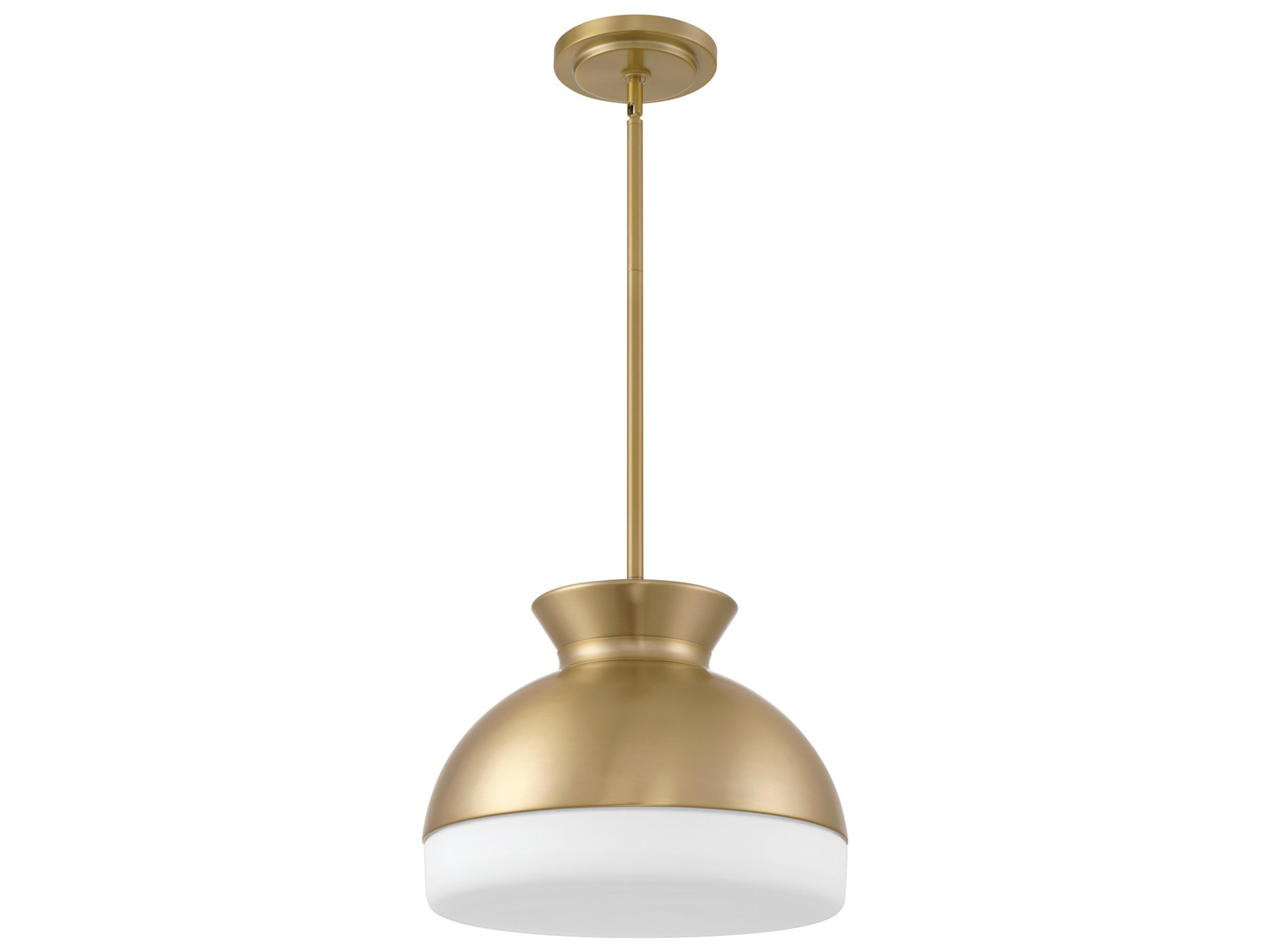 Crystorama Gidget 2-Light Gold Pendant