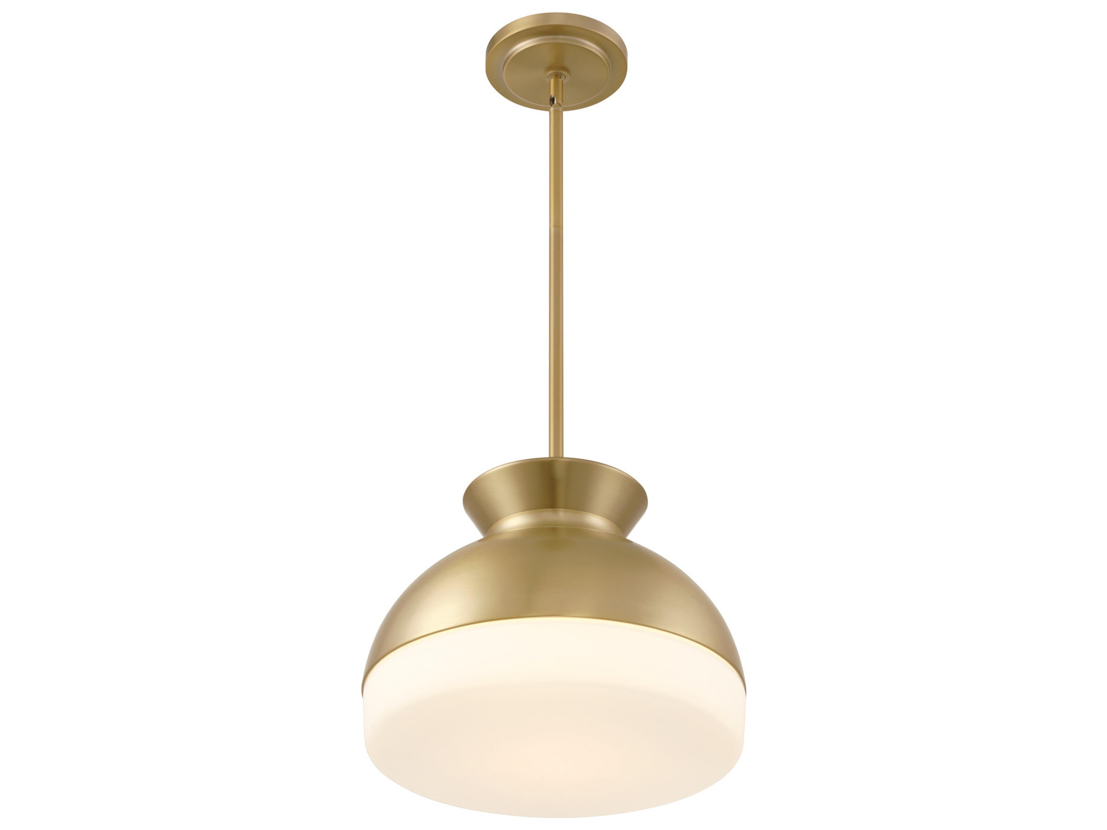 Crystorama Gidget 2-Light Gold Pendant