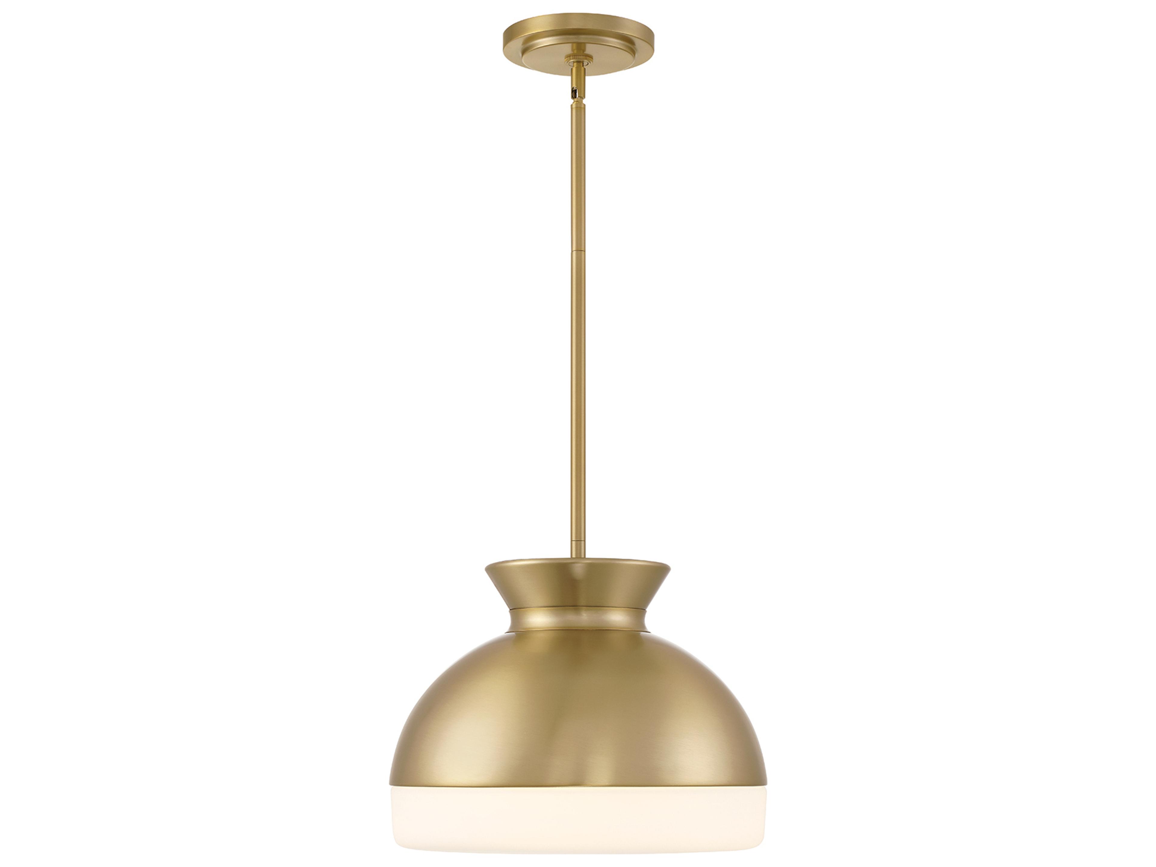 Crystorama Gidget 2-Light Gold Pendant