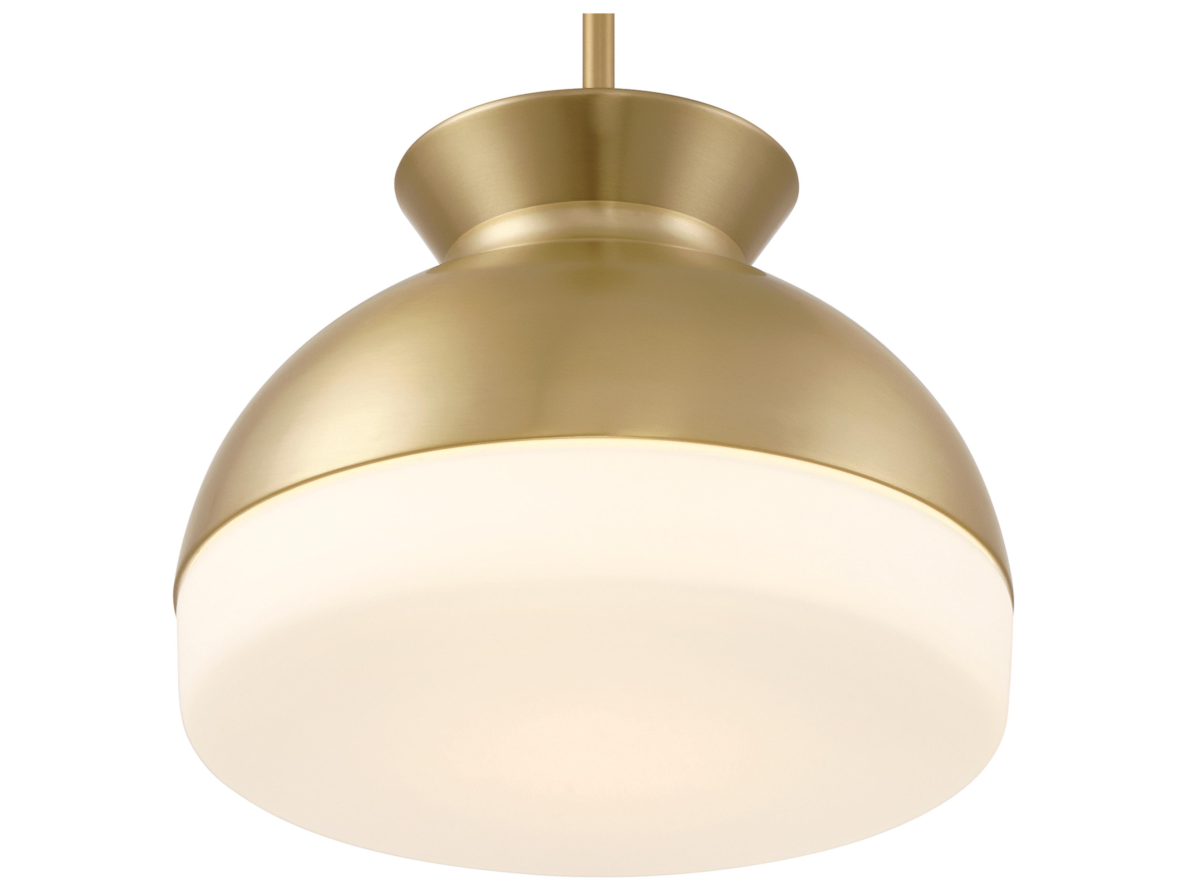 Crystorama Gidget 2-Light Gold Pendant