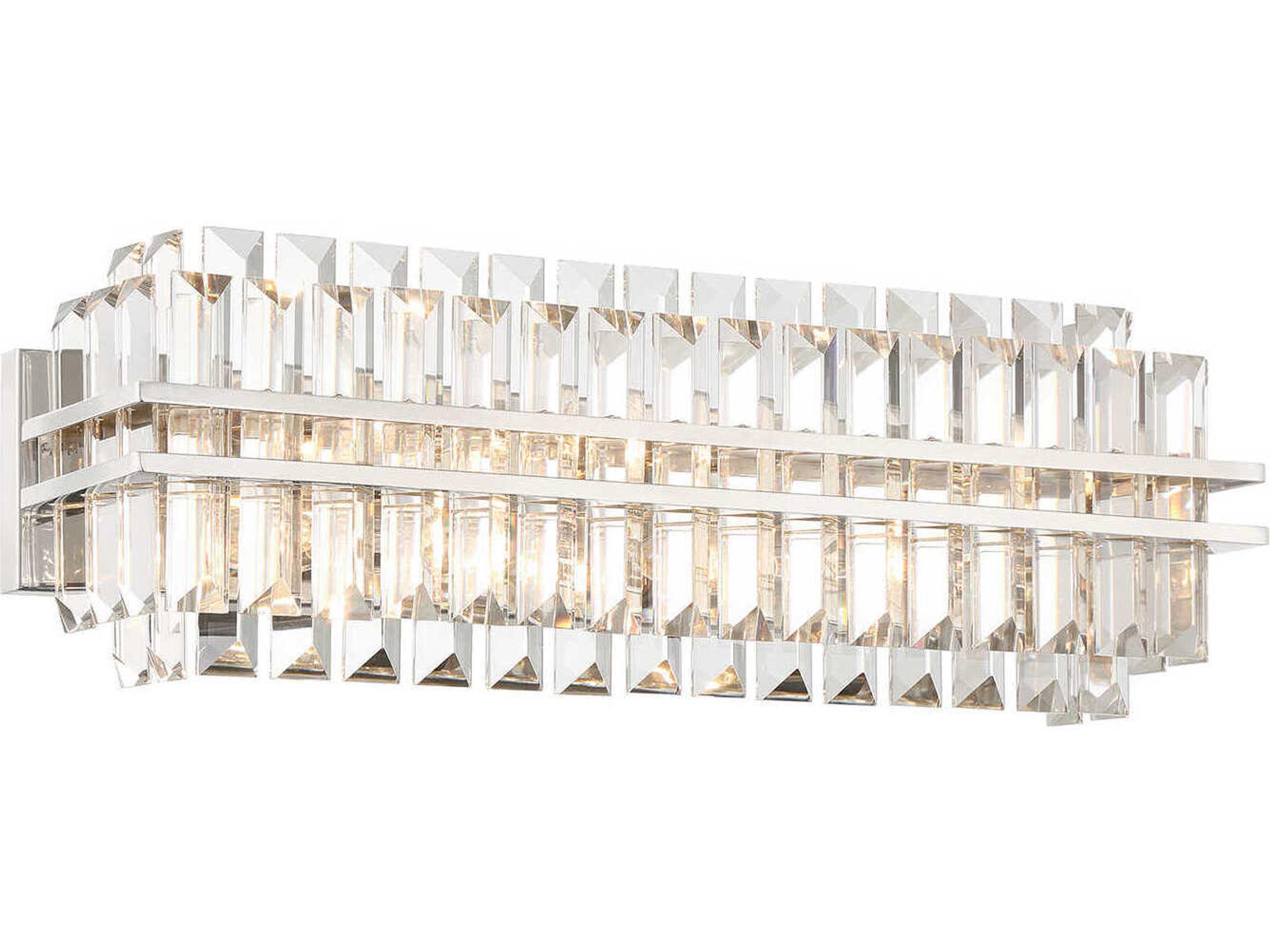 Hayes 4-Light Polished Nickel Vanity Light