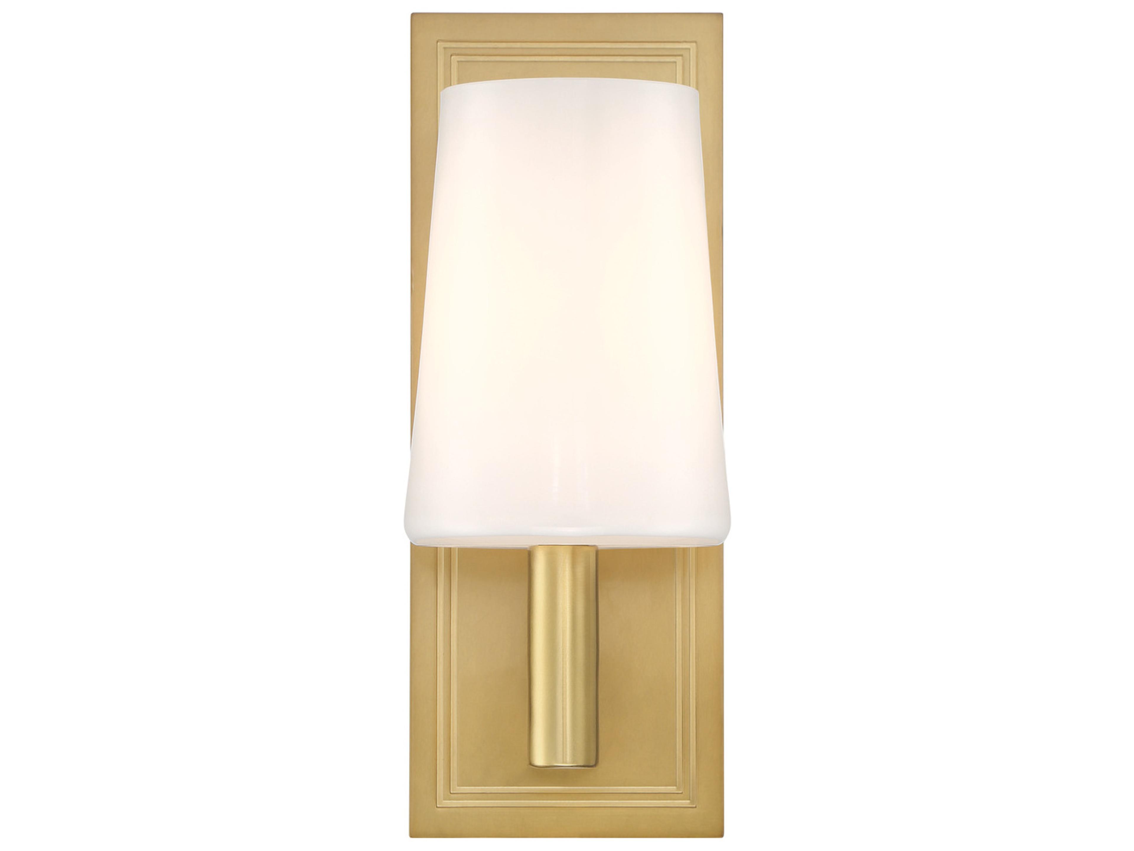 Crystorama Hogan 1-Light Gold Wall Sconce