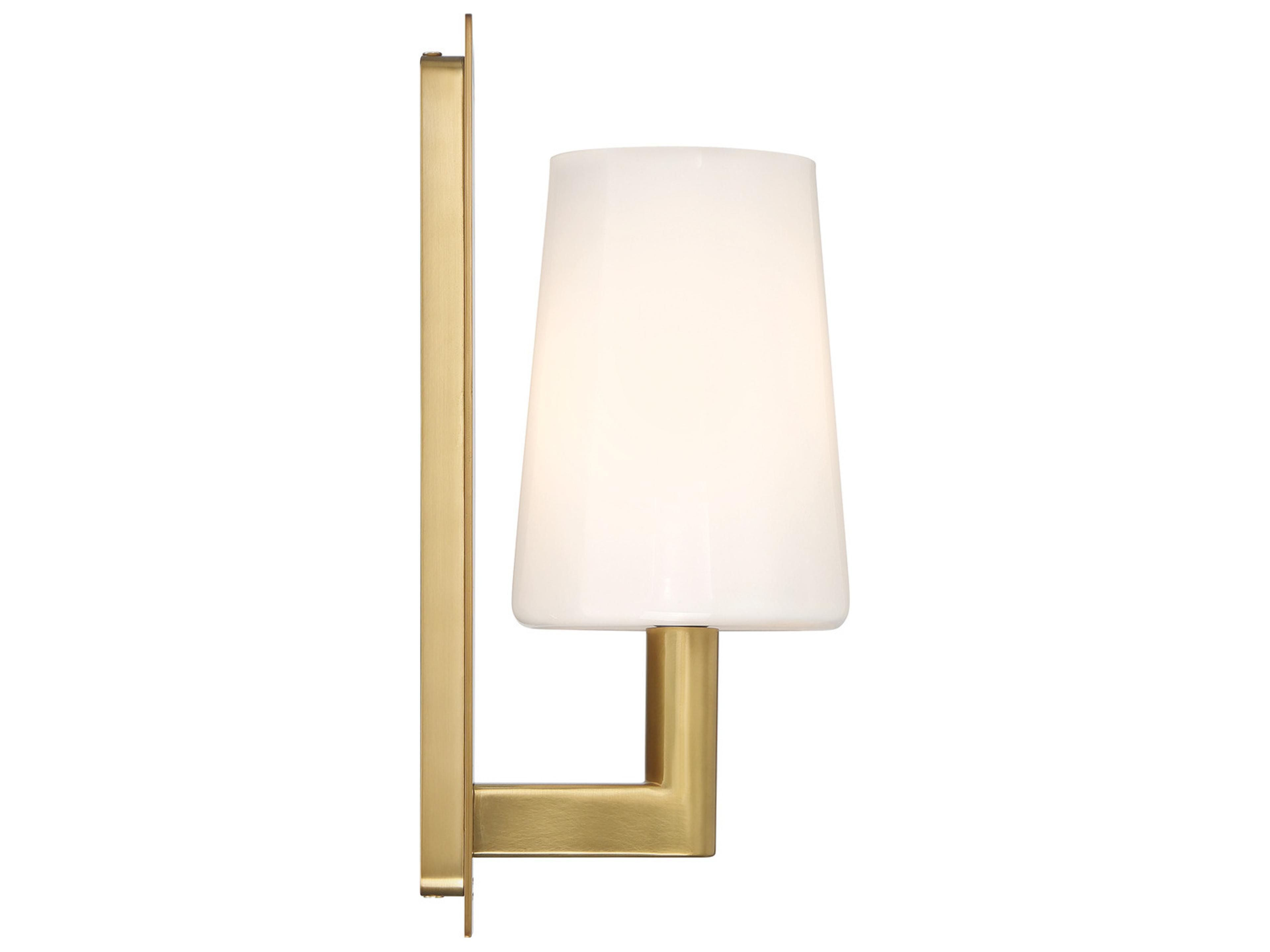 Crystorama Hogan 1-Light Gold Wall Sconce