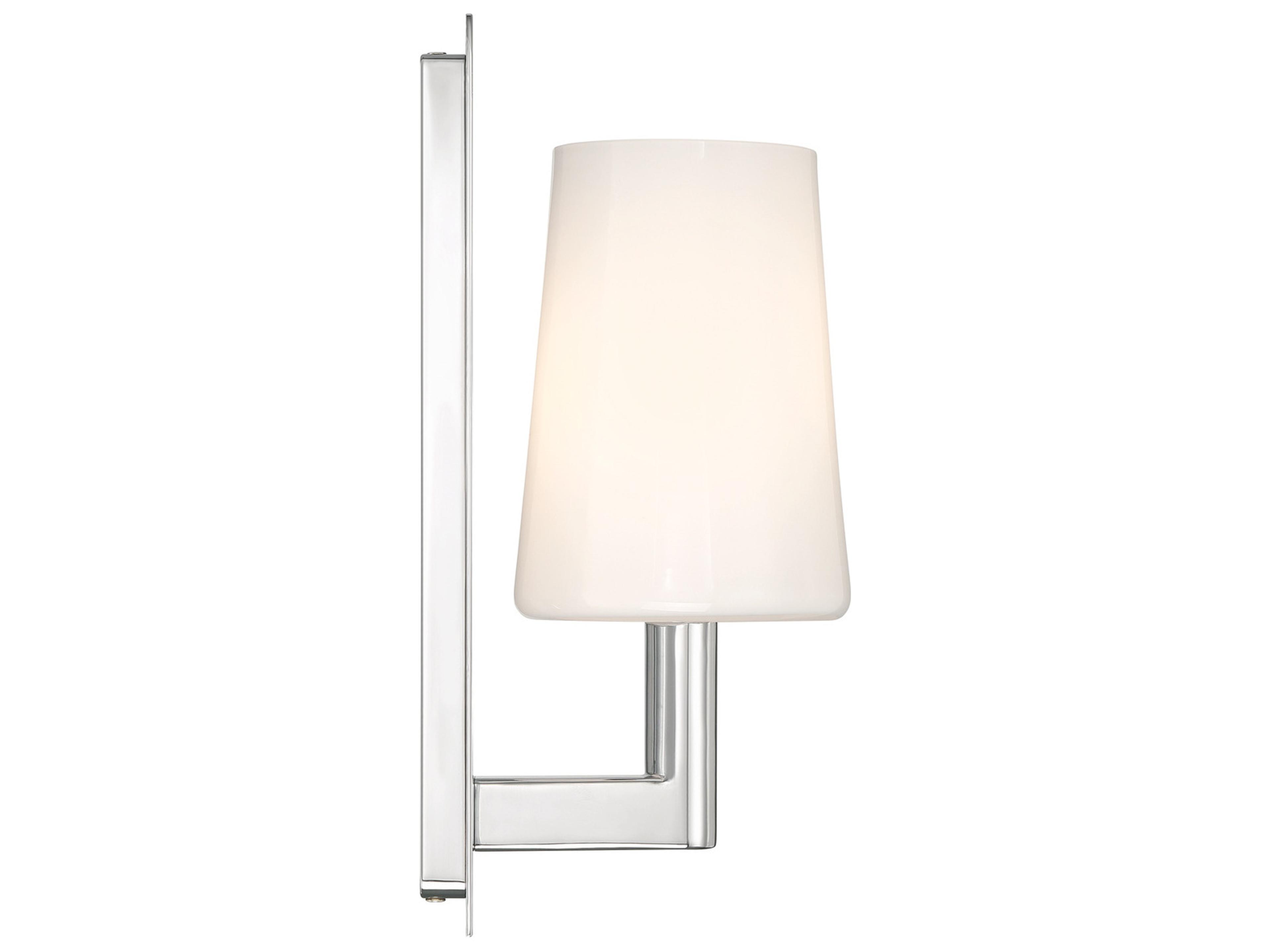 Crystorama Hogan 1-Light Silver Wall Sconce