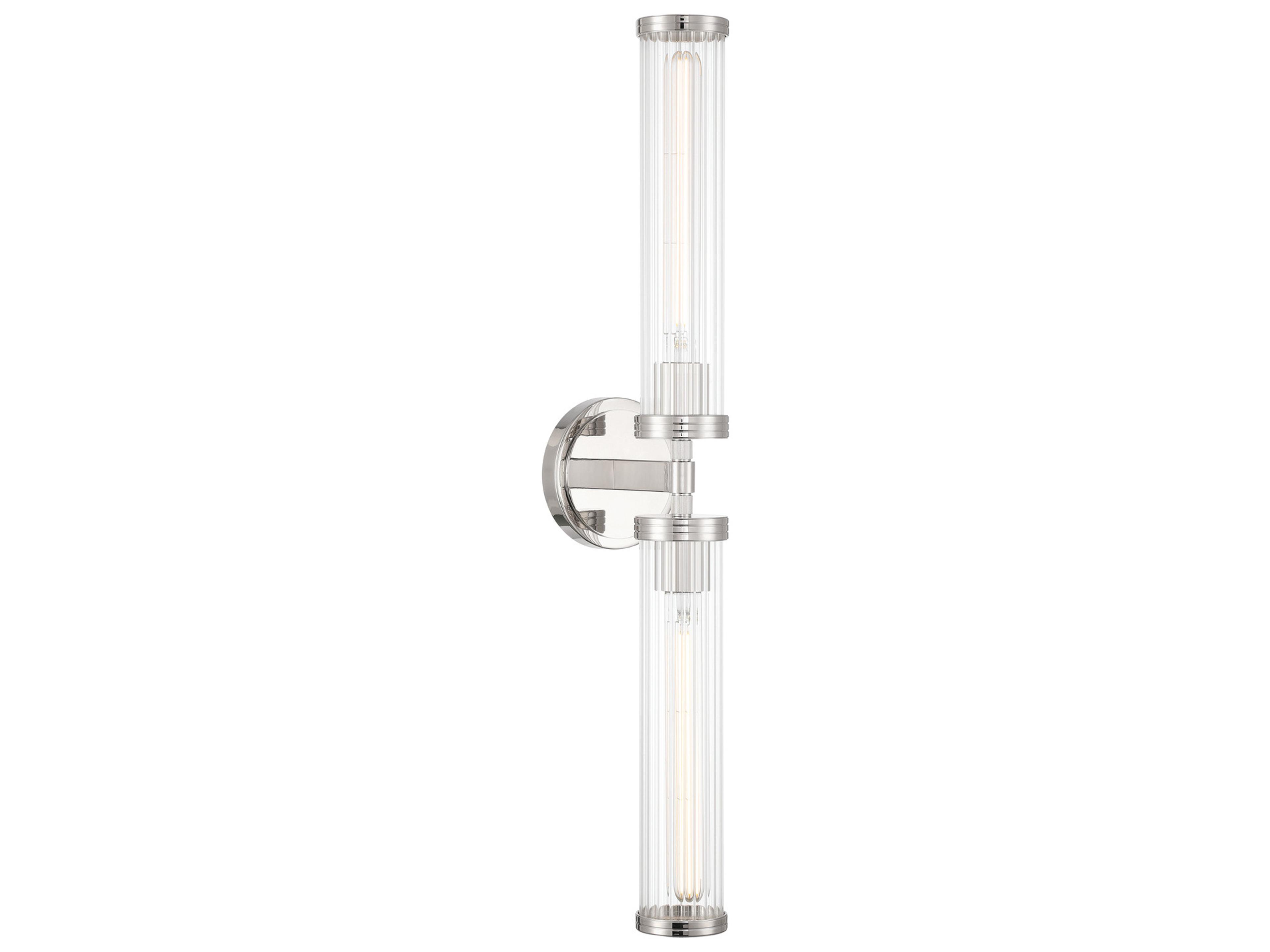Jarvis 2-Light Silver Vanity Light