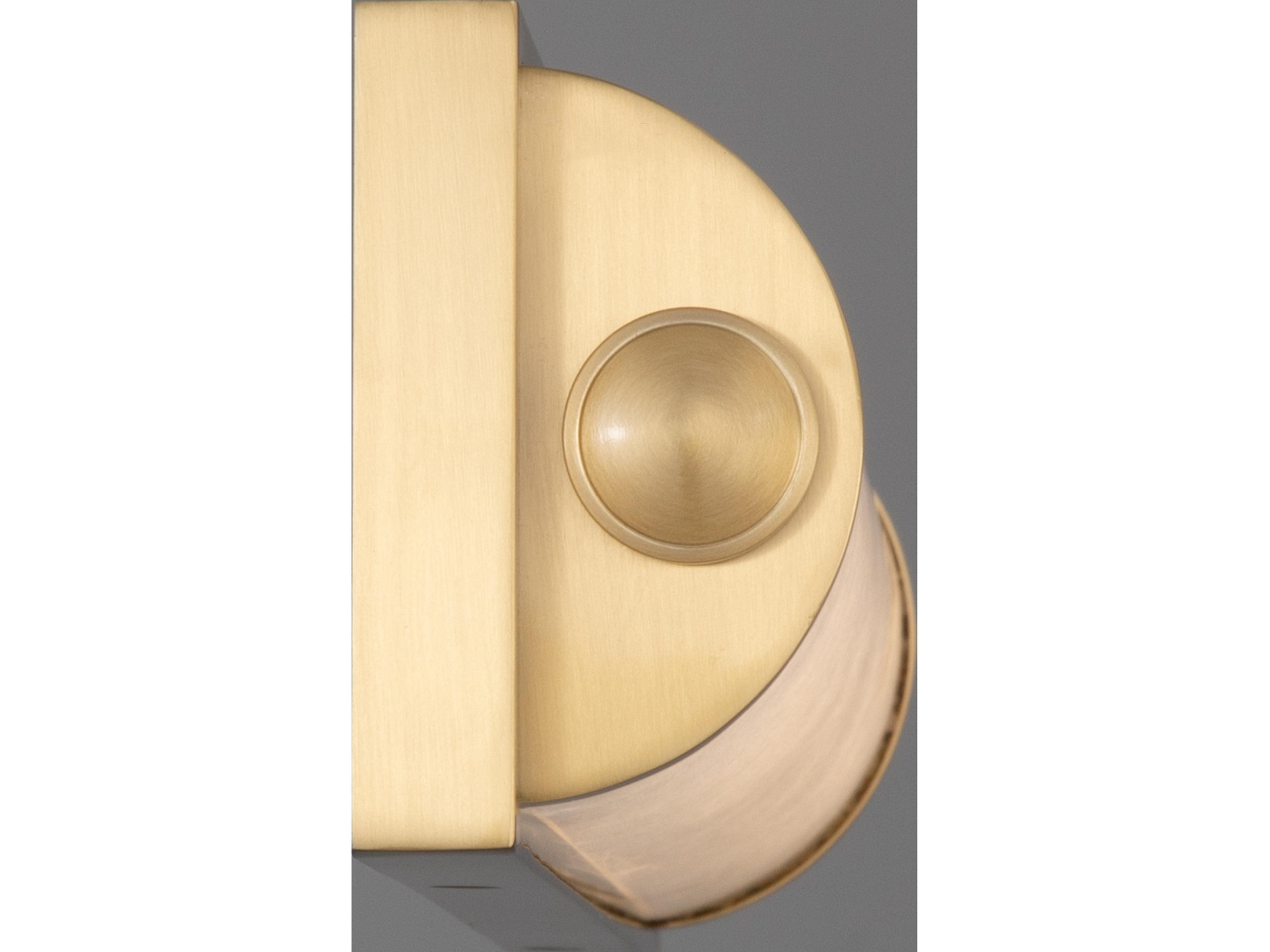 Crystorama Jarvis 1-Light Gold Wall Sconce
