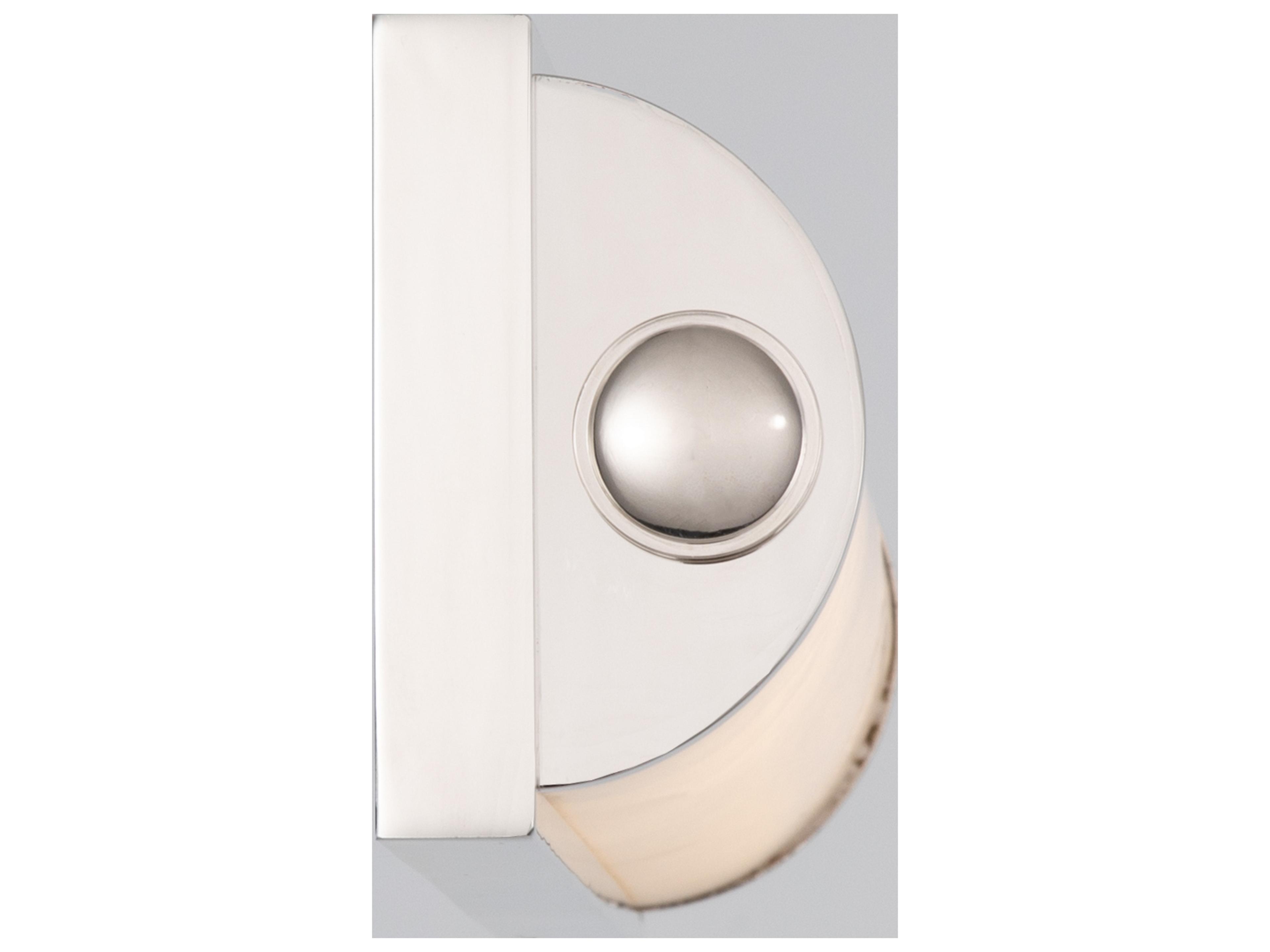 Crystorama Jarvis 1-Light Silver Wall Sconce