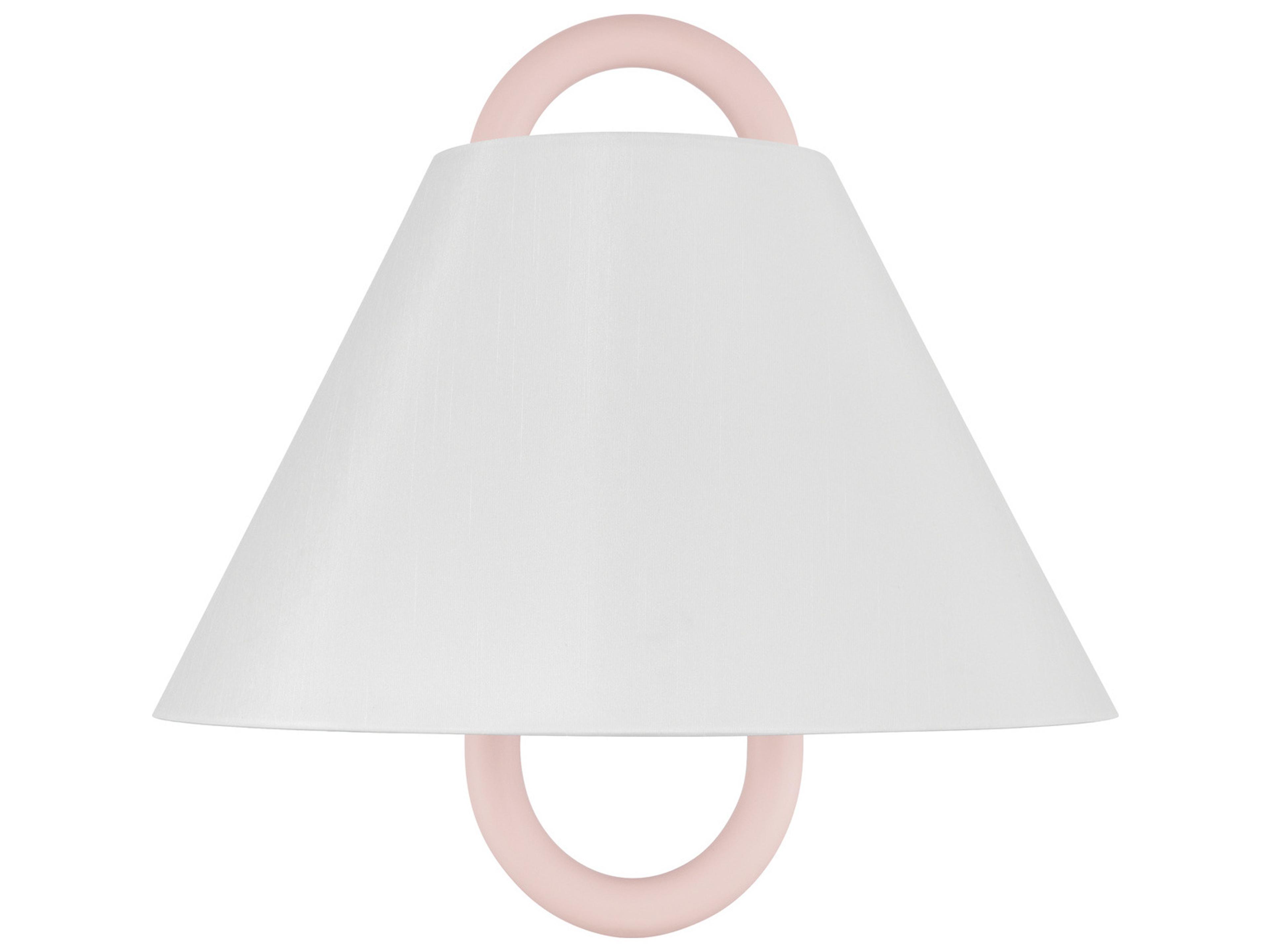 Crystorama Jojo 1-Light Pink Wall Sconce