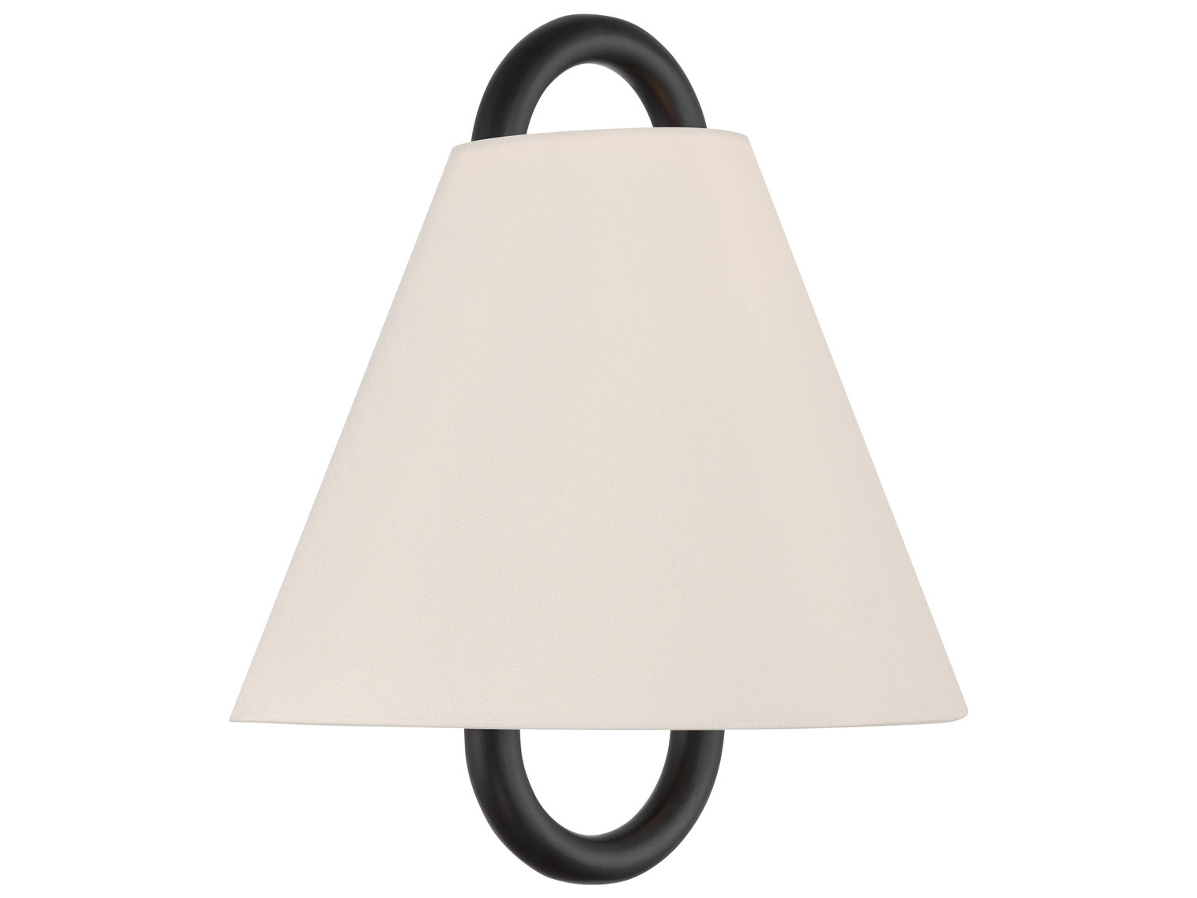 Crystorama Jojo 1-Light Black Wall Sconce