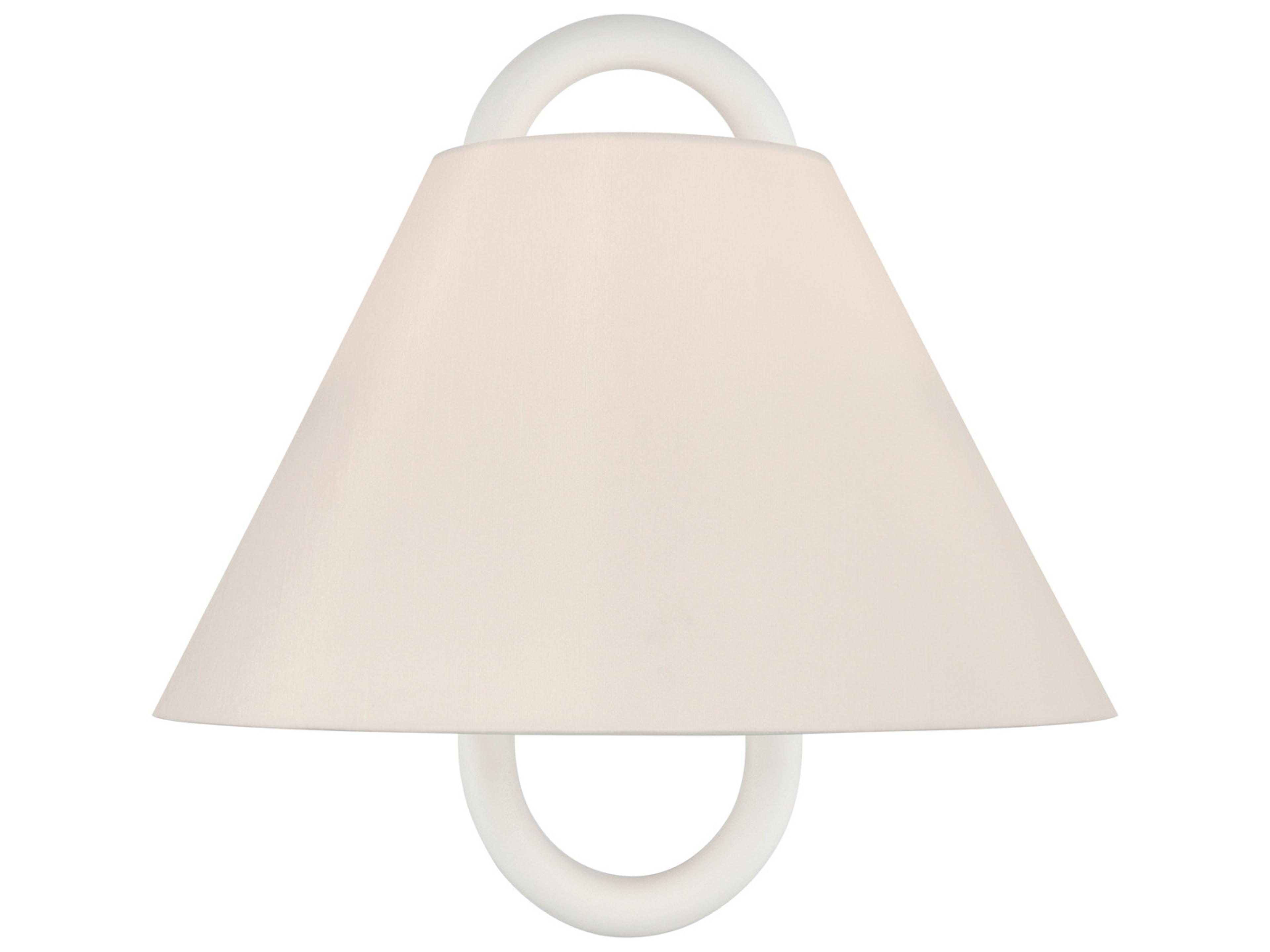 Jojo 1-Light White Wall Sconce